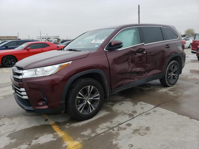 TOYOTA HIGHLANDER 2019 5tdzzrfhxks294960