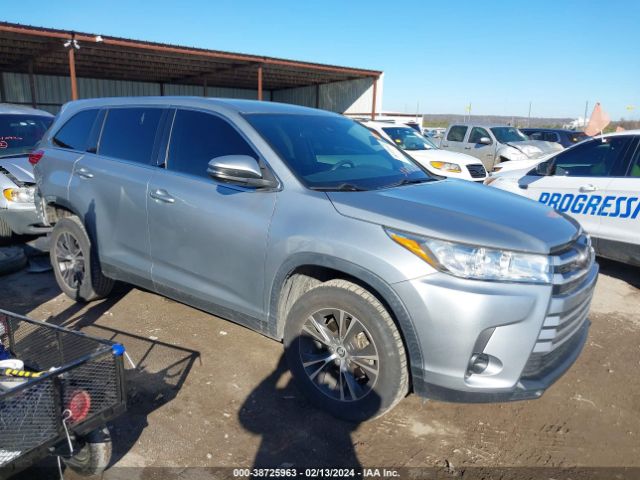 TOYOTA HIGHLANDER 2019 5tdzzrfhxks313412