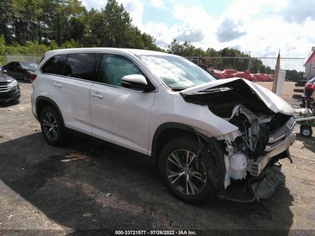 TOYOTA HIGHLANDER 2019 5tdzzrfhxks341548