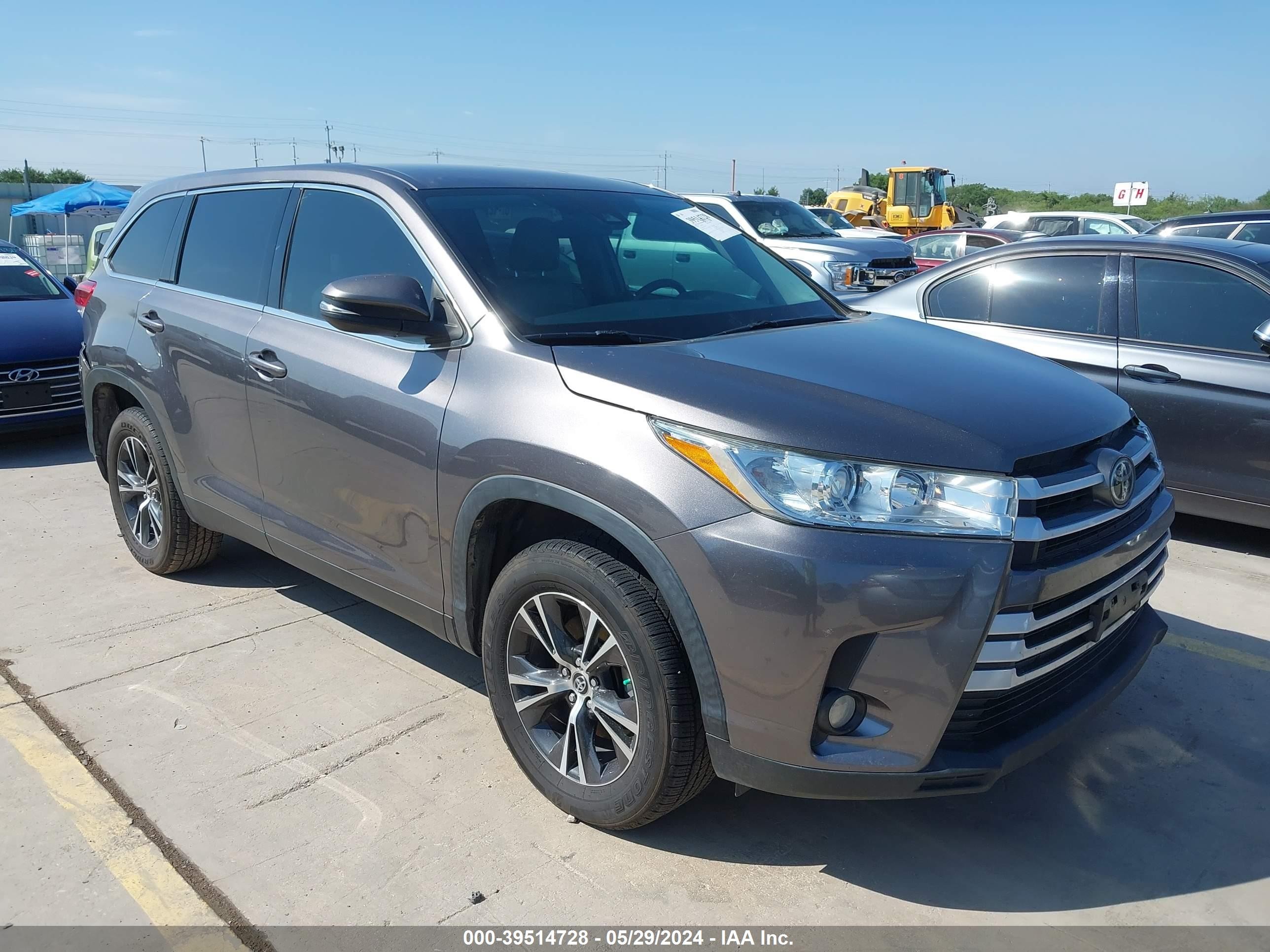 TOYOTA HIGHLANDER 2019 5tdzzrfhxks358754