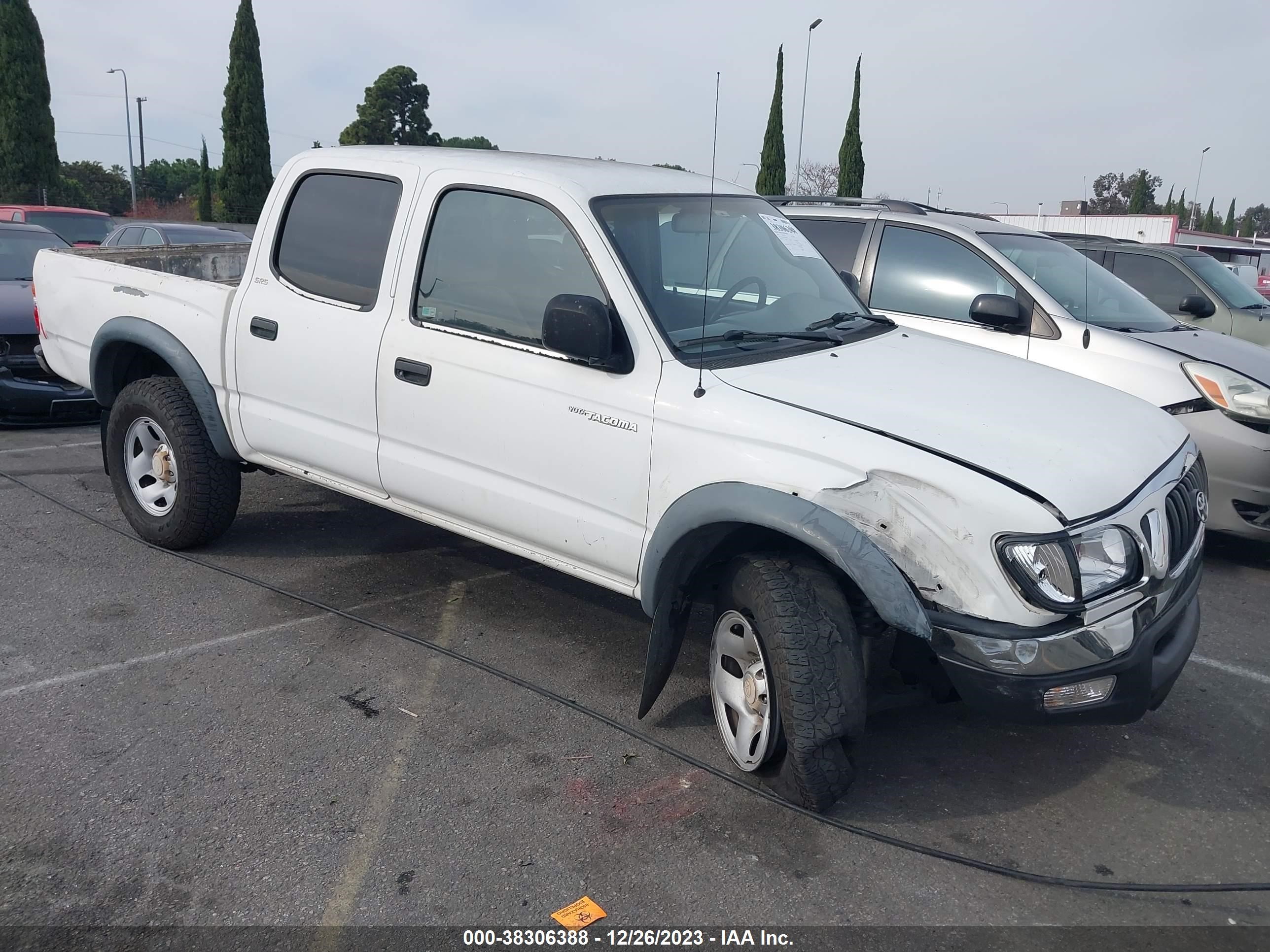 TOYOTA TACOMA 2002 5tegm92nx2z886475