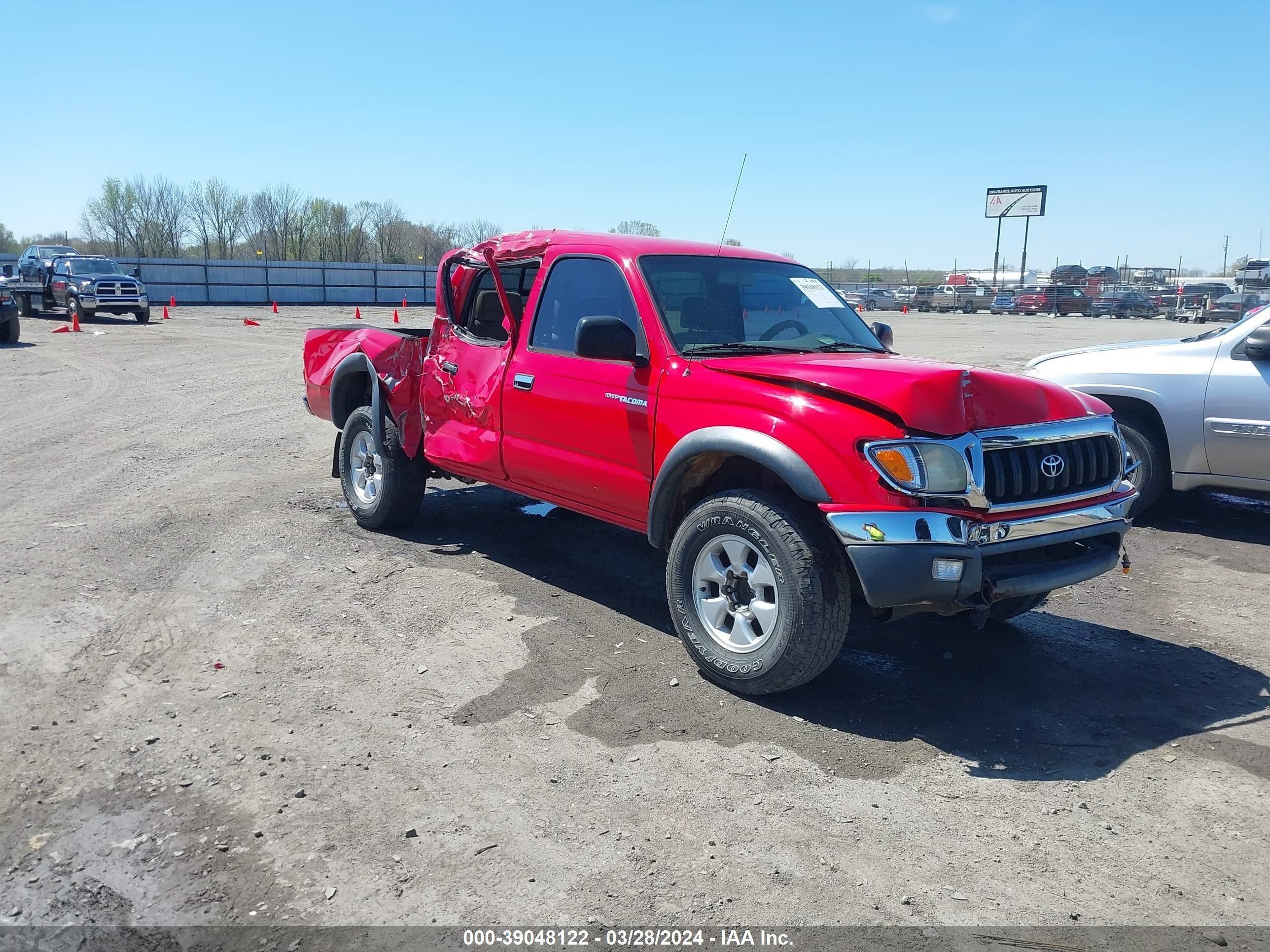 TOYOTA TACOMA 2001 5tegn92n01z856607