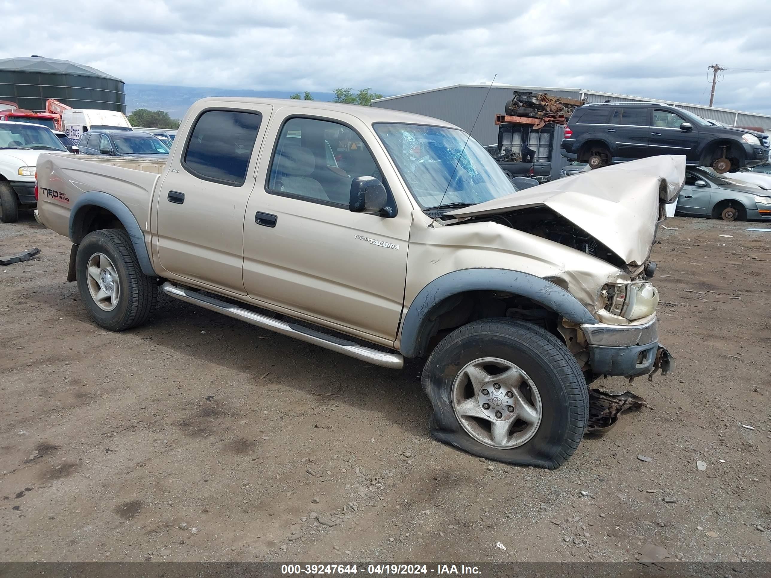 TOYOTA TACOMA 2002 5tegn92n92z058530