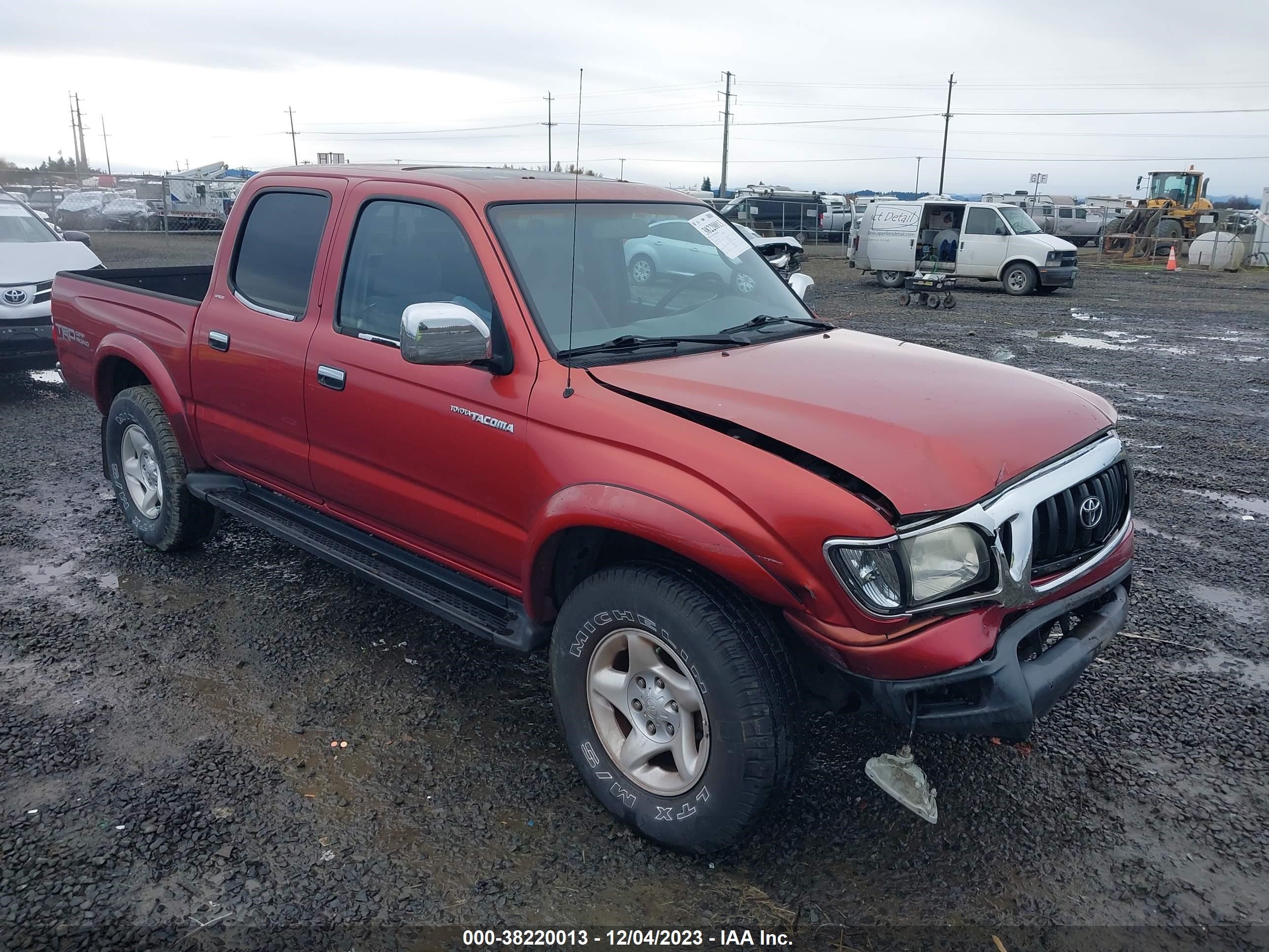 TOYOTA TACOMA 2002 5tehn72nx2z040336