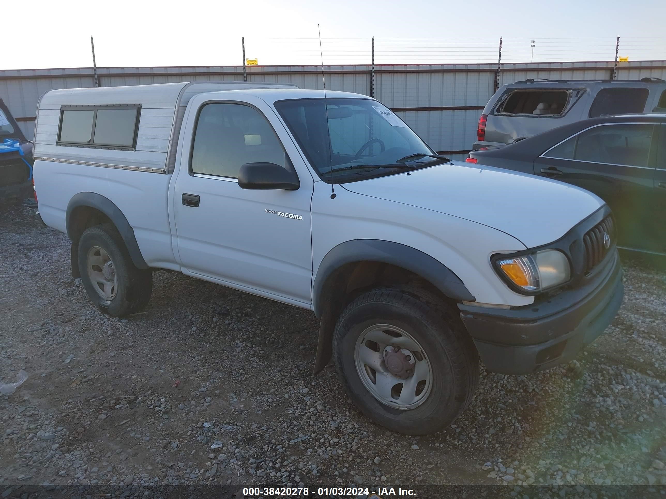 TOYOTA TACOMA 2001 5tenm92nx1z872145