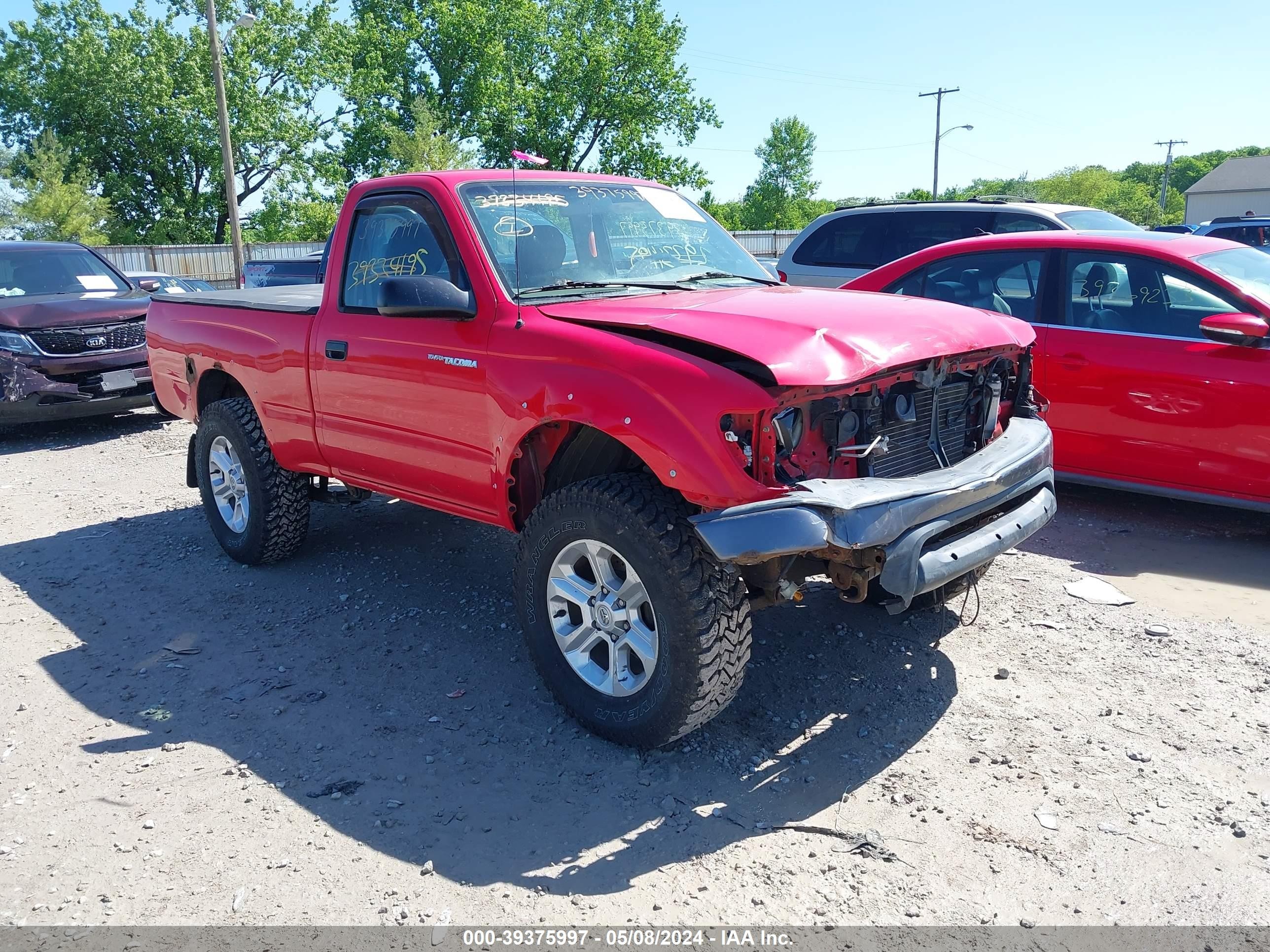 TOYOTA TACOMA 2001 5tepm62n91z860429