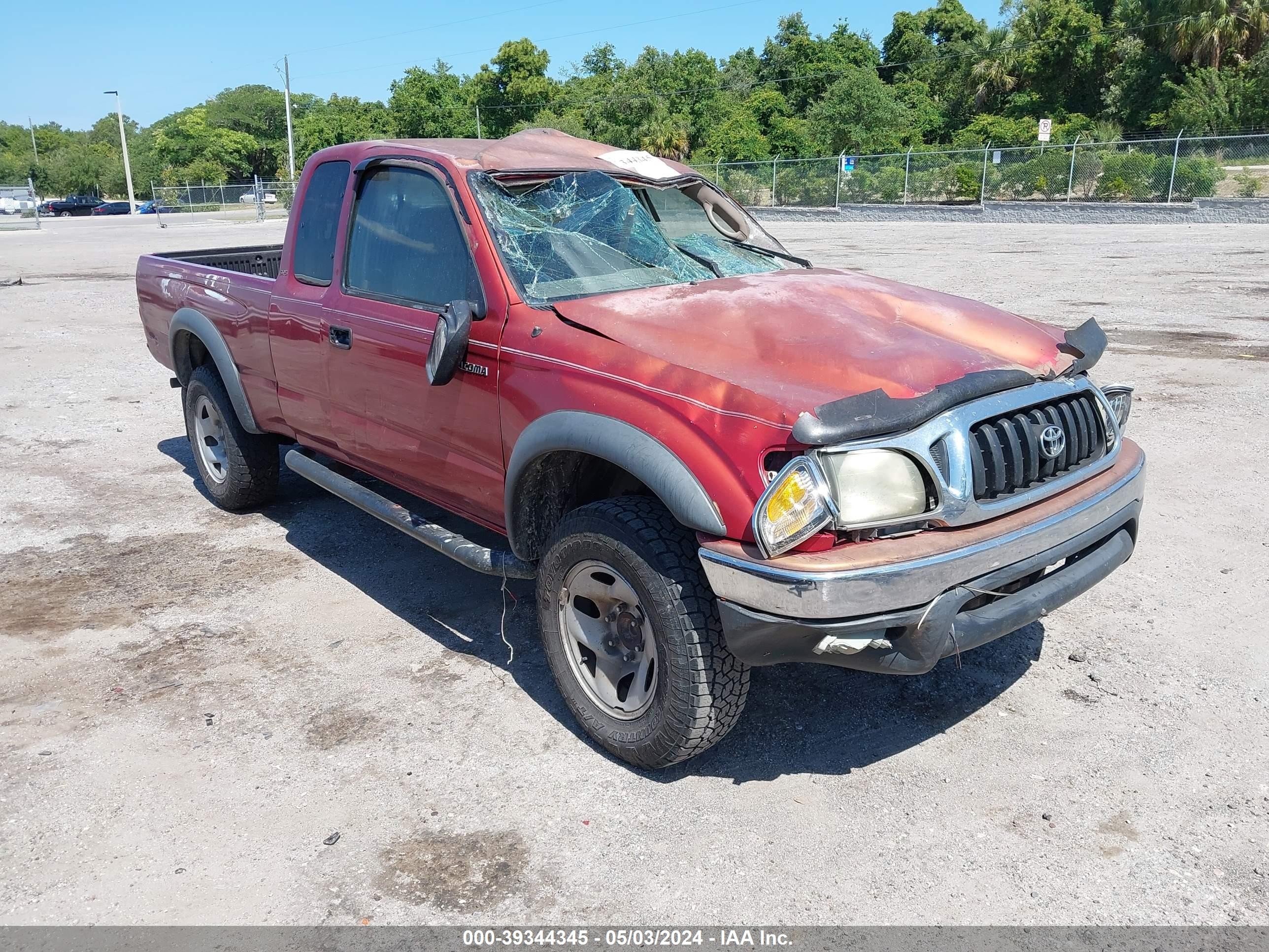 TOYOTA TACOMA 2002 5tesn92n92z127615