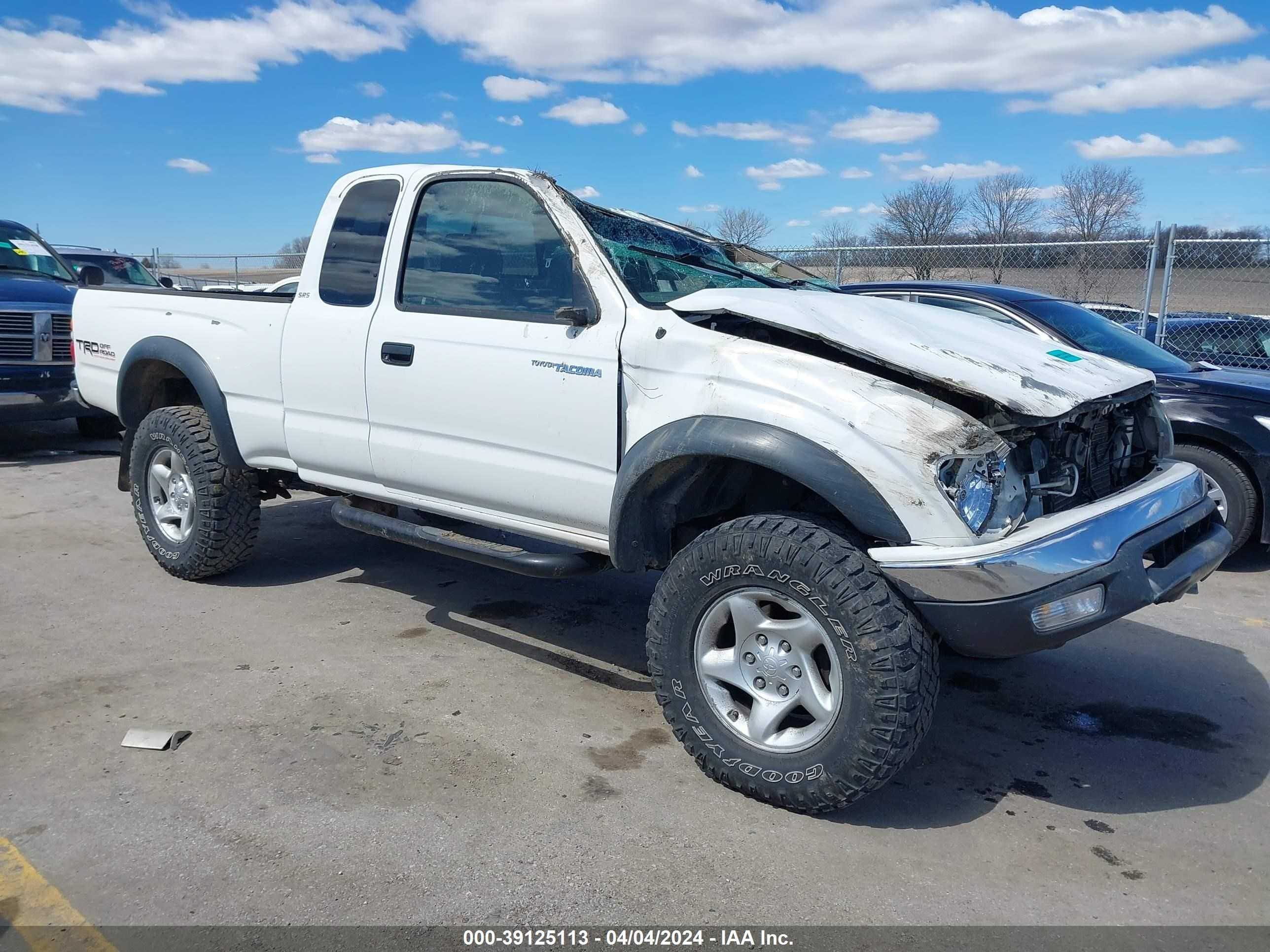 TOYOTA TACOMA 2004 5tewn72n44z399790