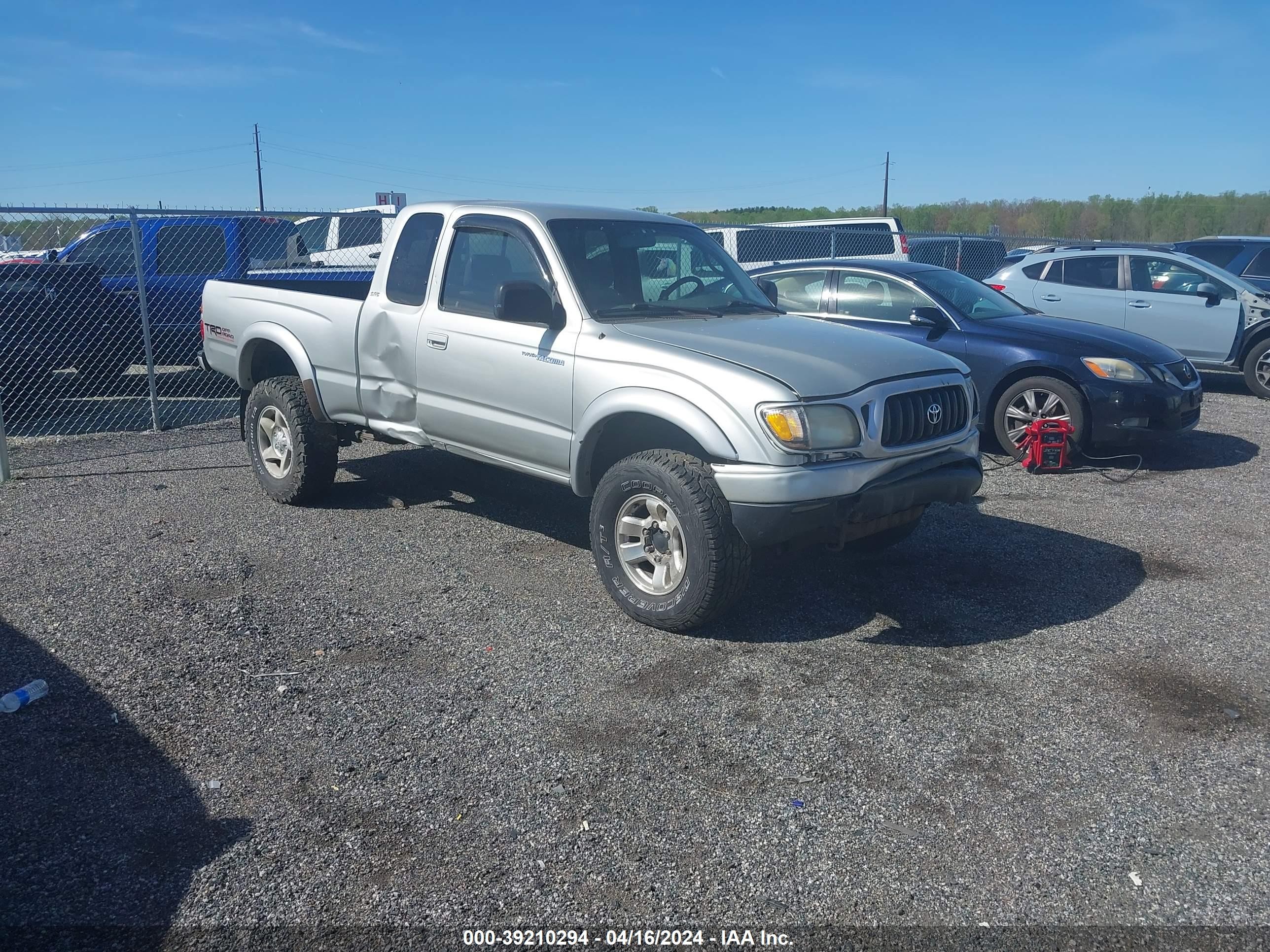 TOYOTA TACOMA 2004 5tewn72nx4z322793