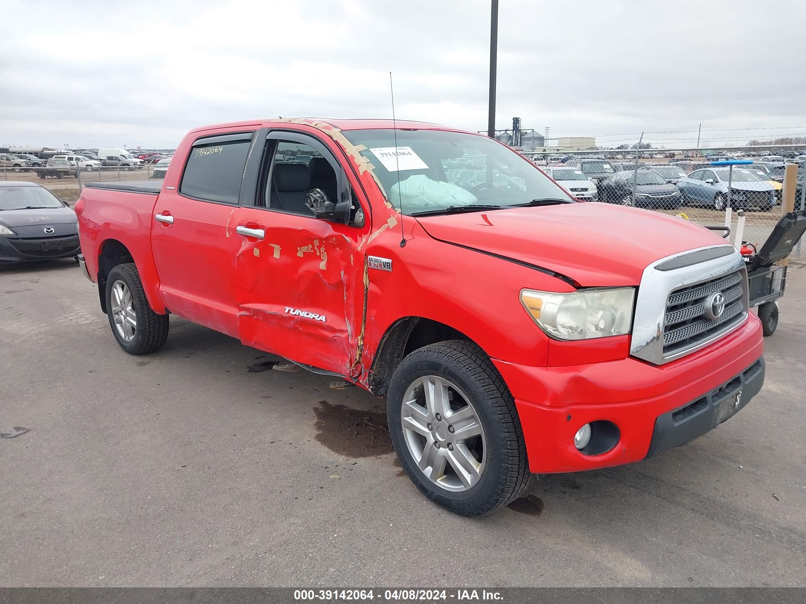 TOYOTA TUNDRA CRE 2008 5tfdv58108x042829