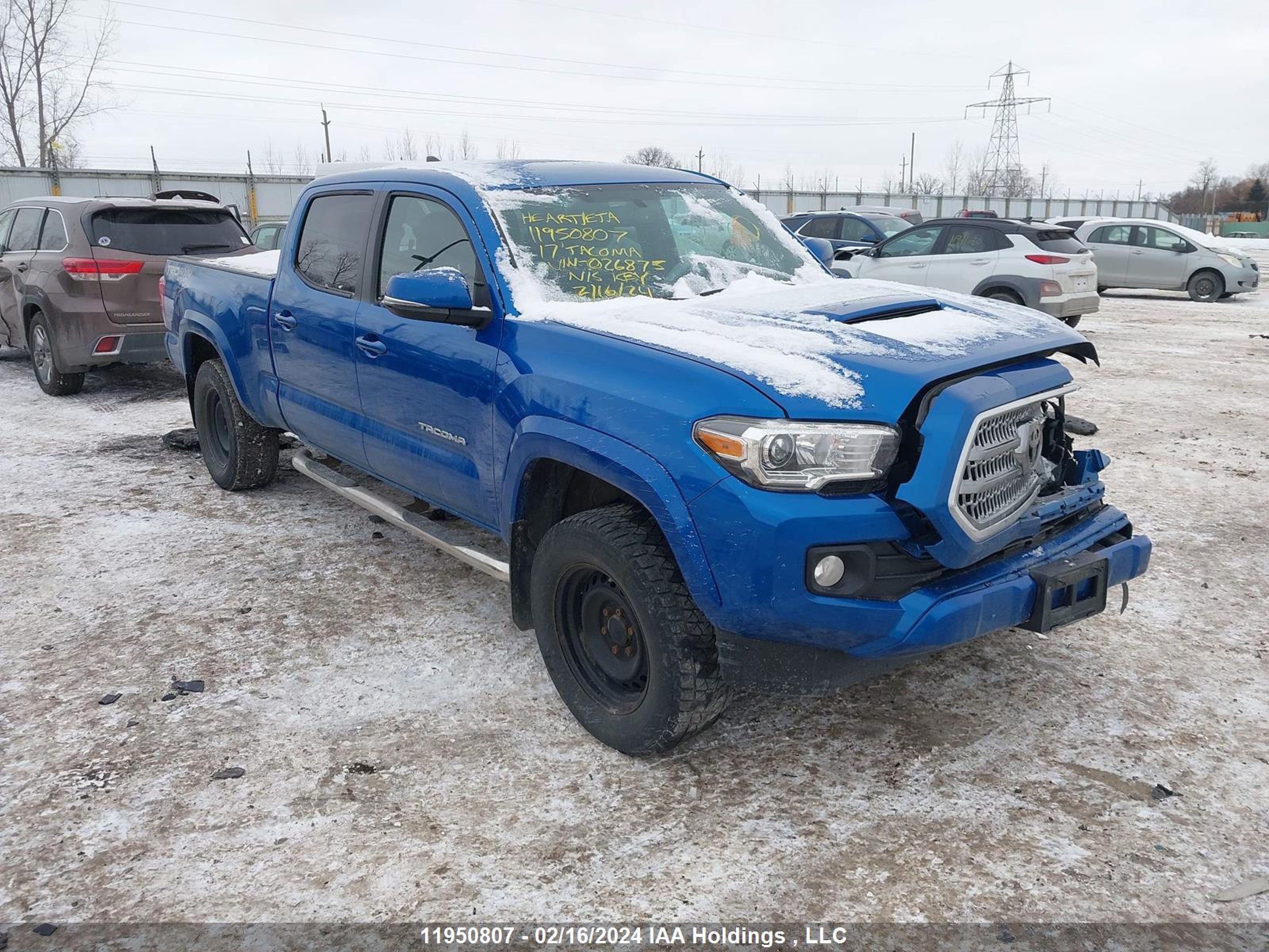 TOYOTA TACOMA 2017 5tfdz5bn4hx026875