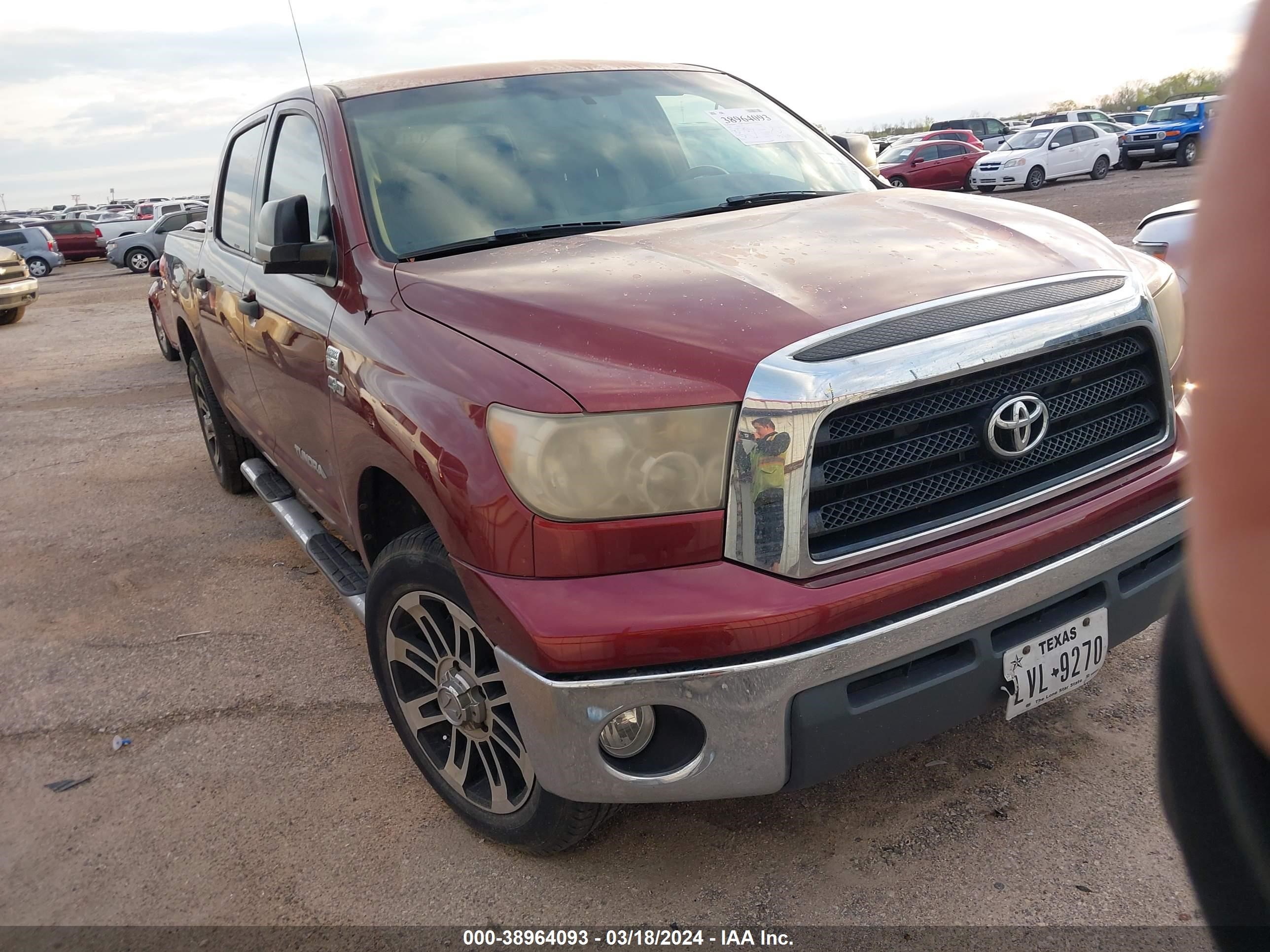 TOYOTA TUNDRA 2008 5tfet54138x022607