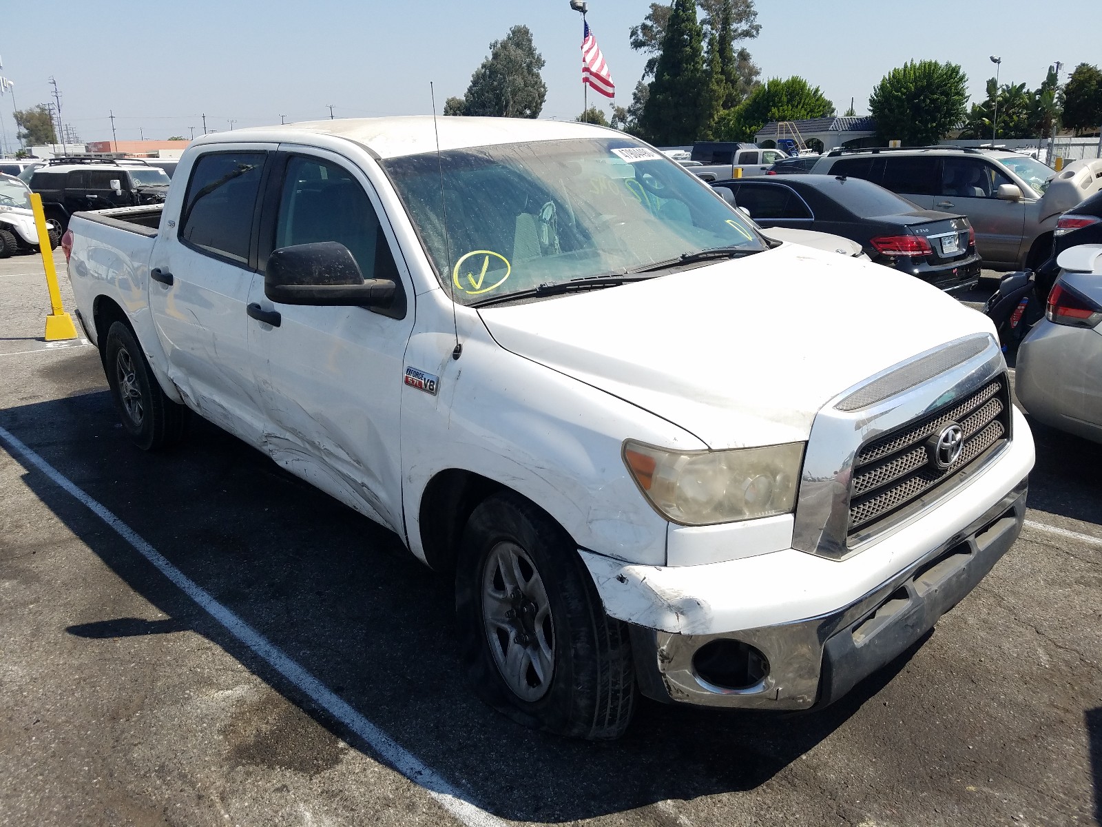 TOYOTA TUNDRA CRE 2008 5tfev54118x059472