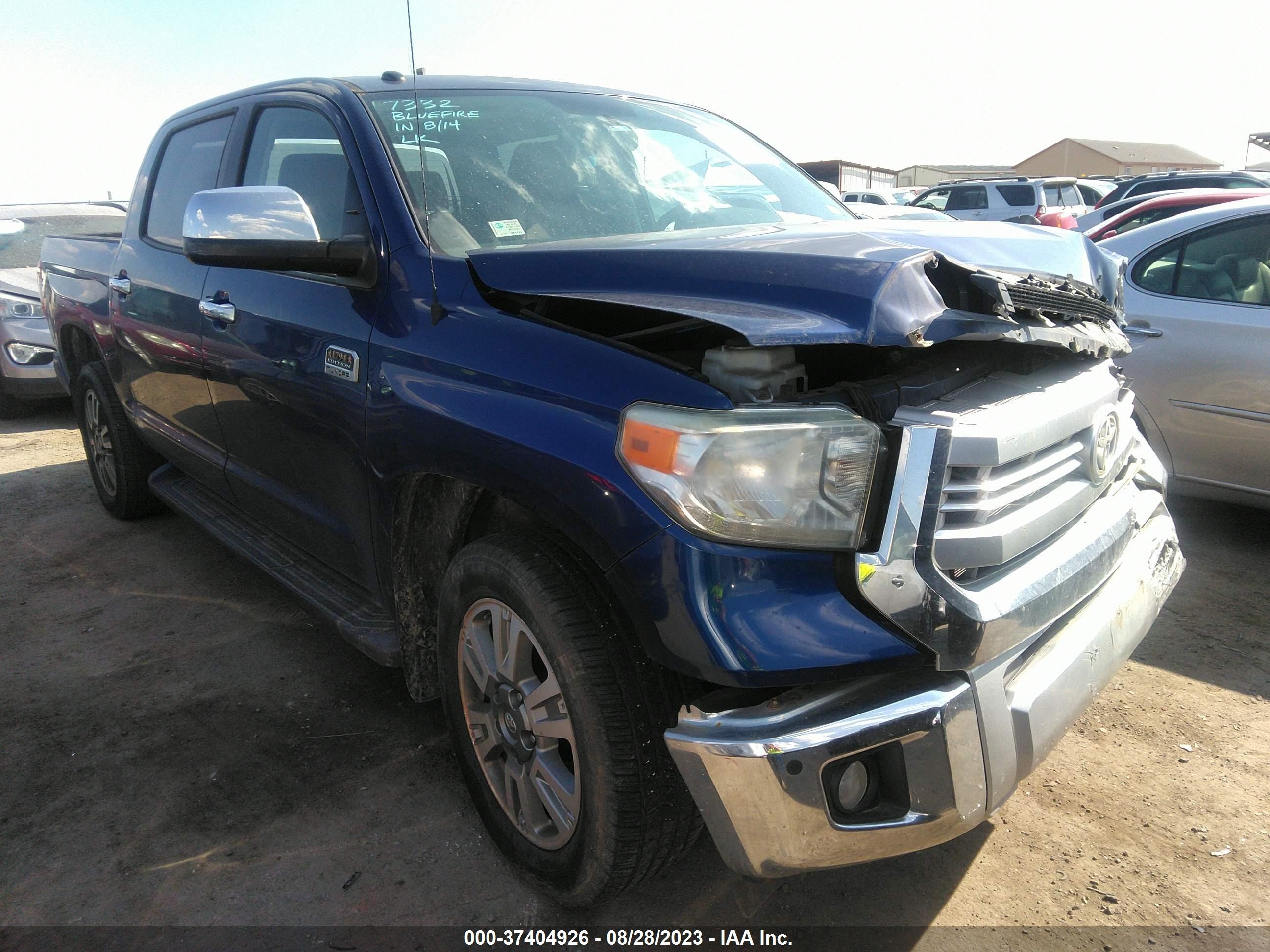 TOYOTA TUNDRA 2015 5tfgy5f13fx176609