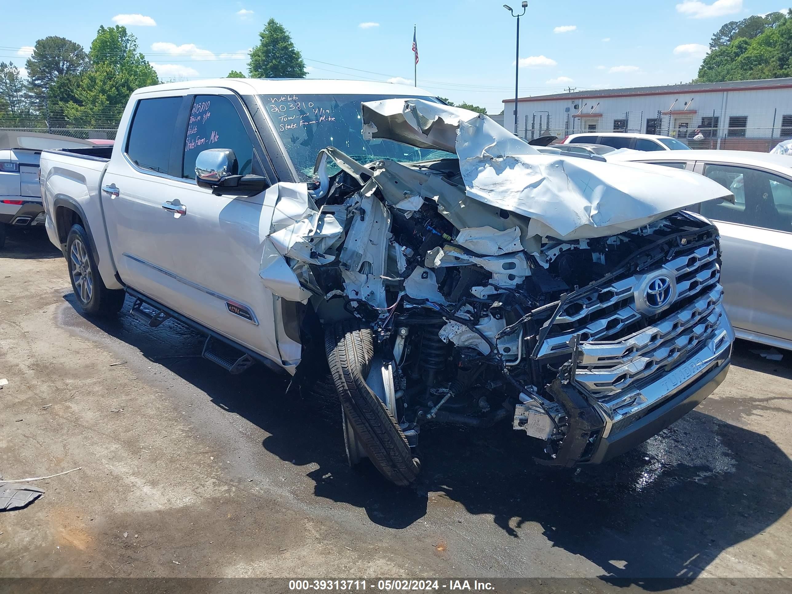 TOYOTA TUNDRA 2024 5tfmc5db9rx050448