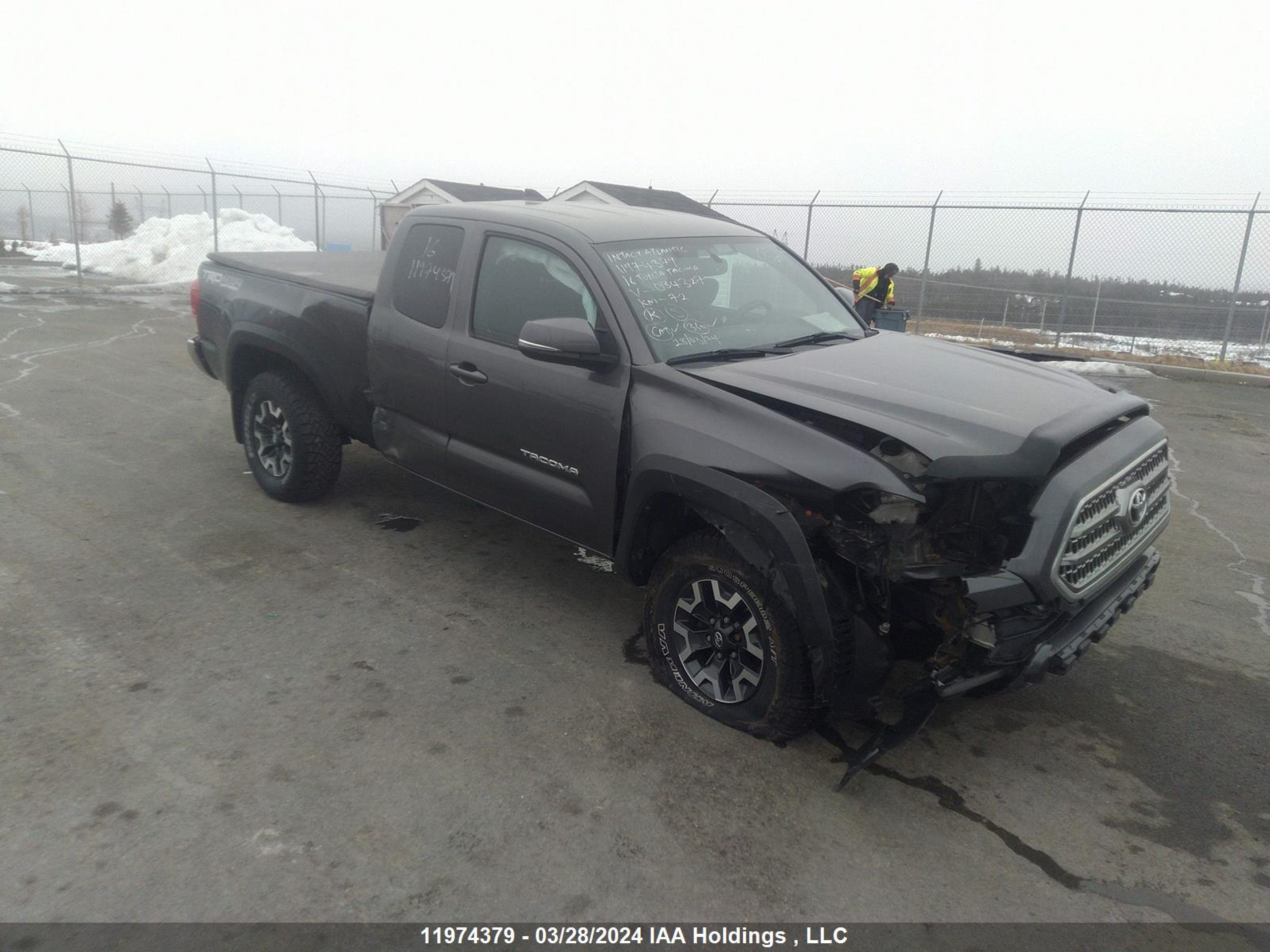 TOYOTA TACOMA 2016 5tfsz5an3gx034327