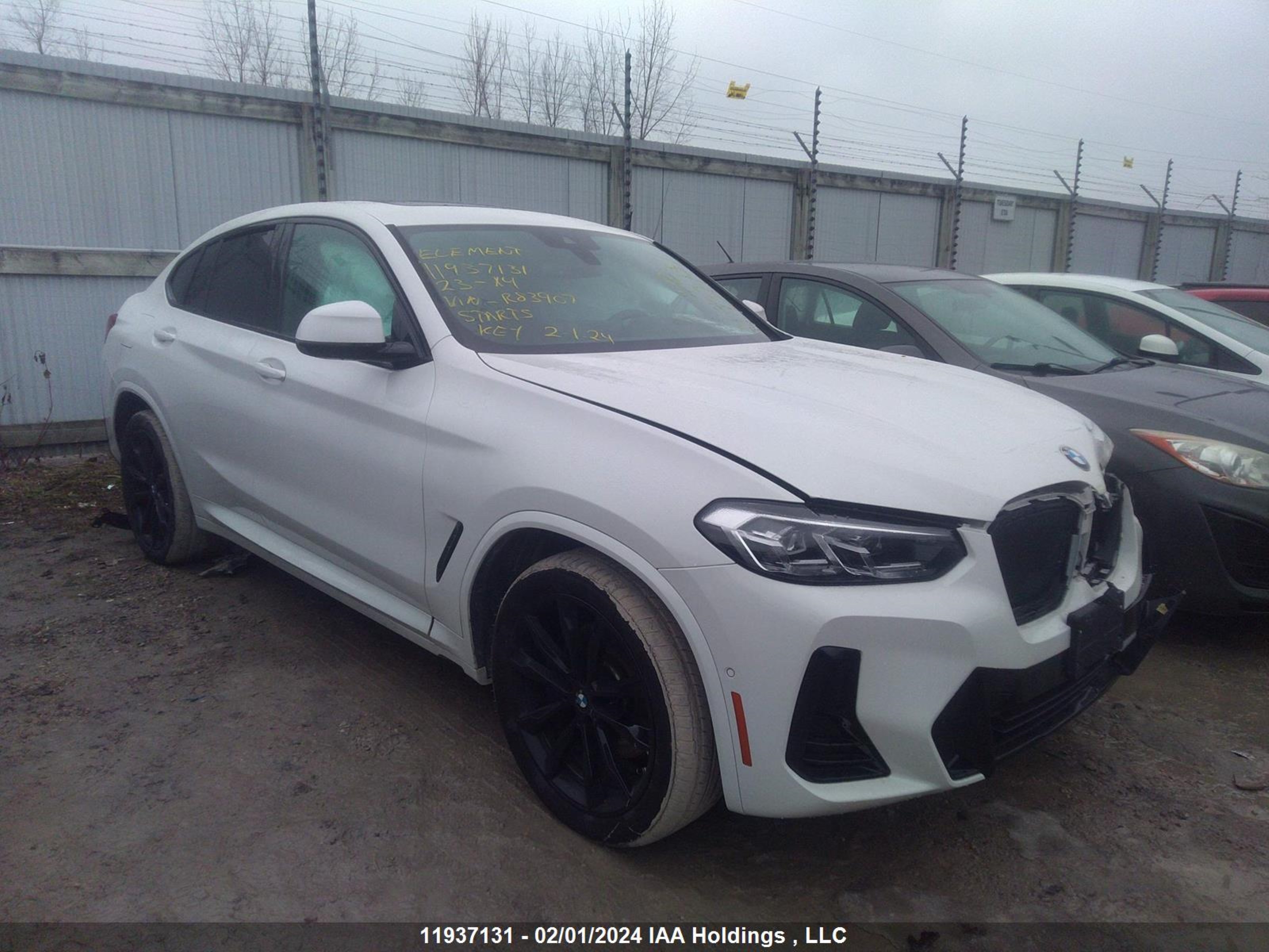 BMW X4 2023 5ux33dt04p9r83907