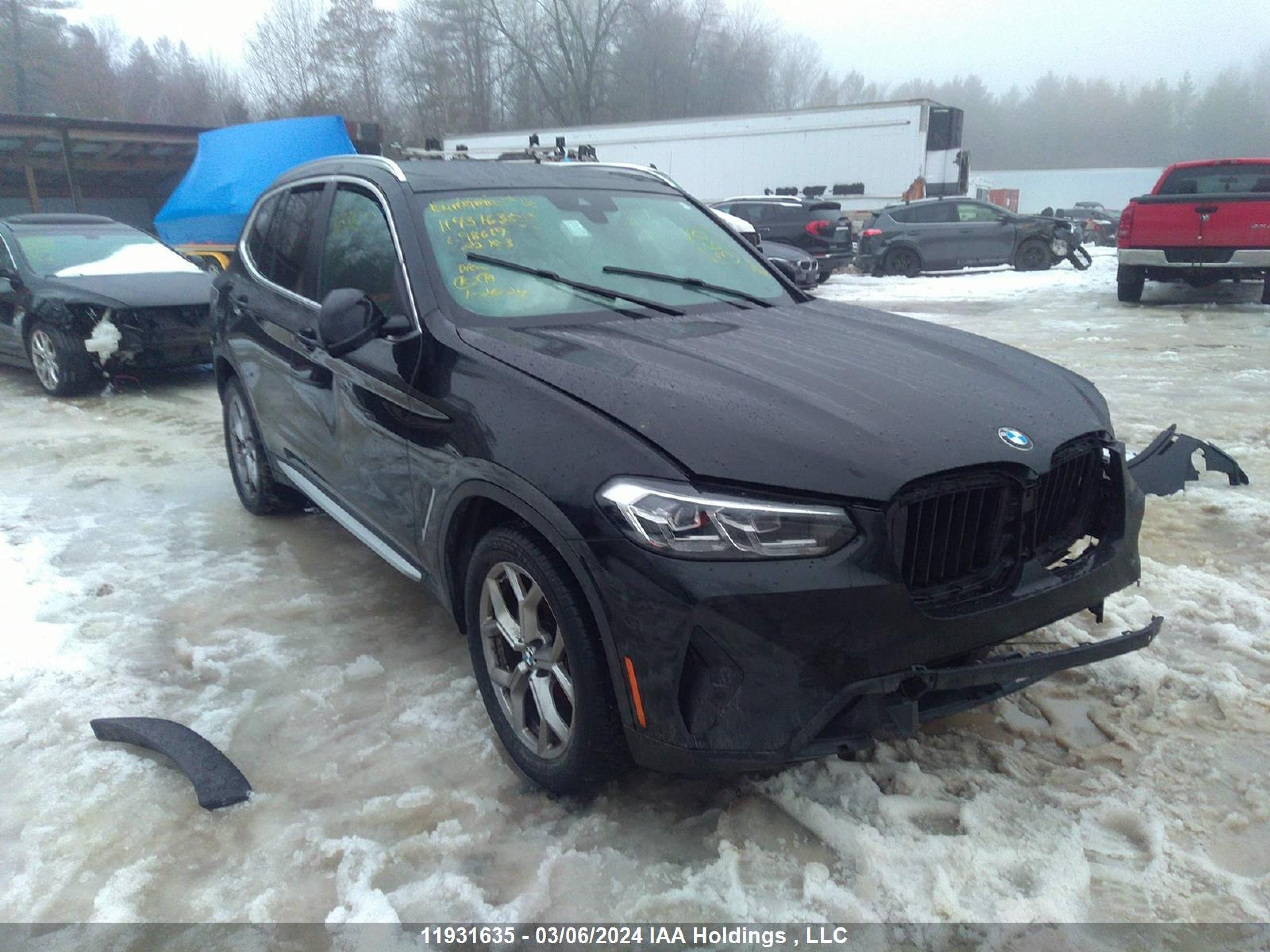 BMW X3 2022 5ux53dp00n9l98659