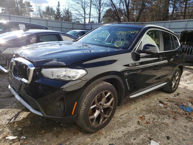 BMW X3 XDRIVE3 2022 5ux53dp02n9j29210