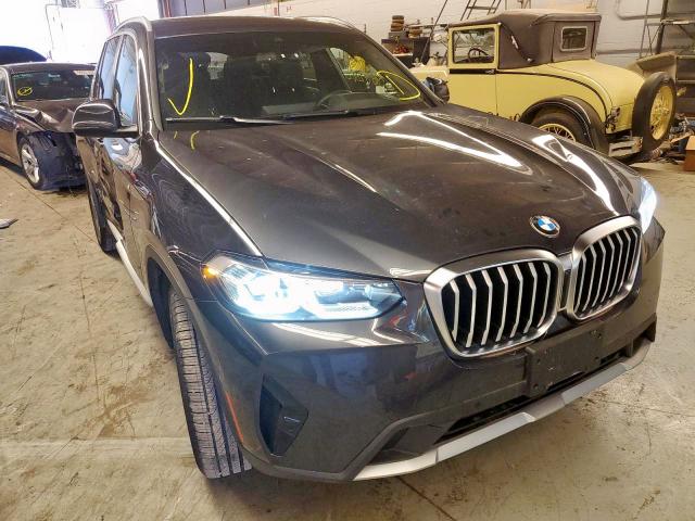 BMW X3 XDRIVE3 2022 5ux53dp06n9j43112