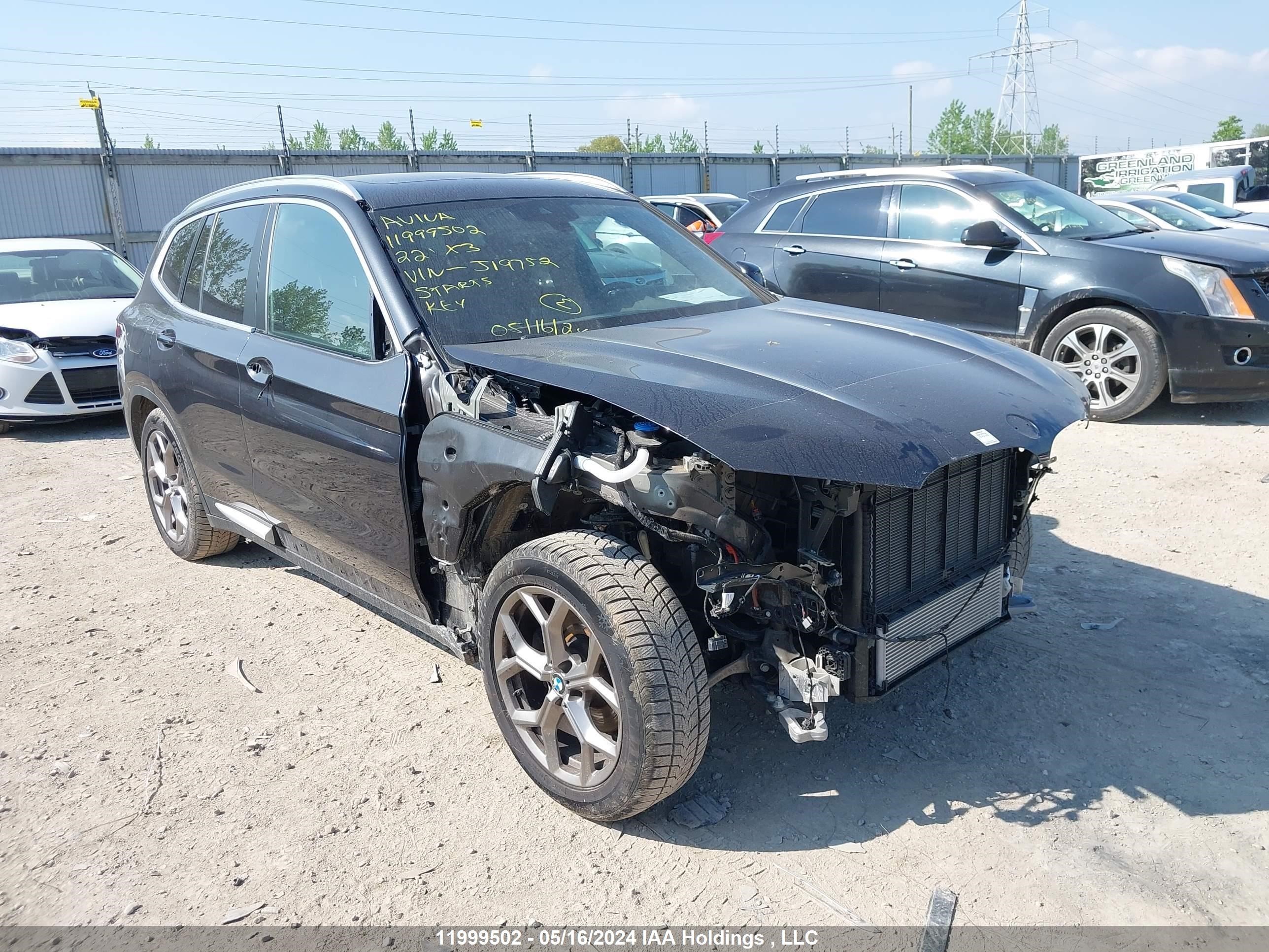 BMW X3 2022 5ux53dp0xn9j19752