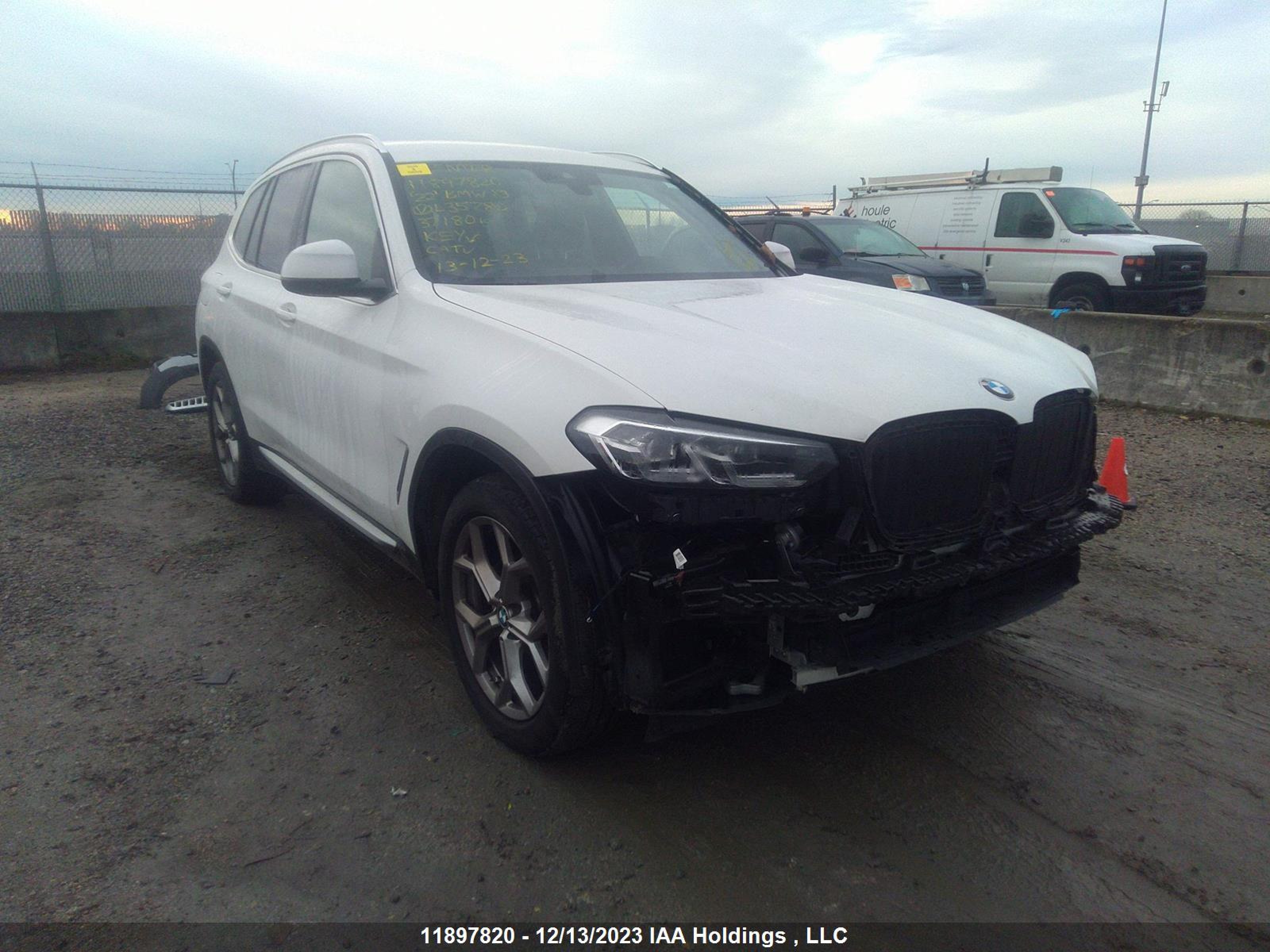 BMW X3 2022 5ux53dp0xn9l35780