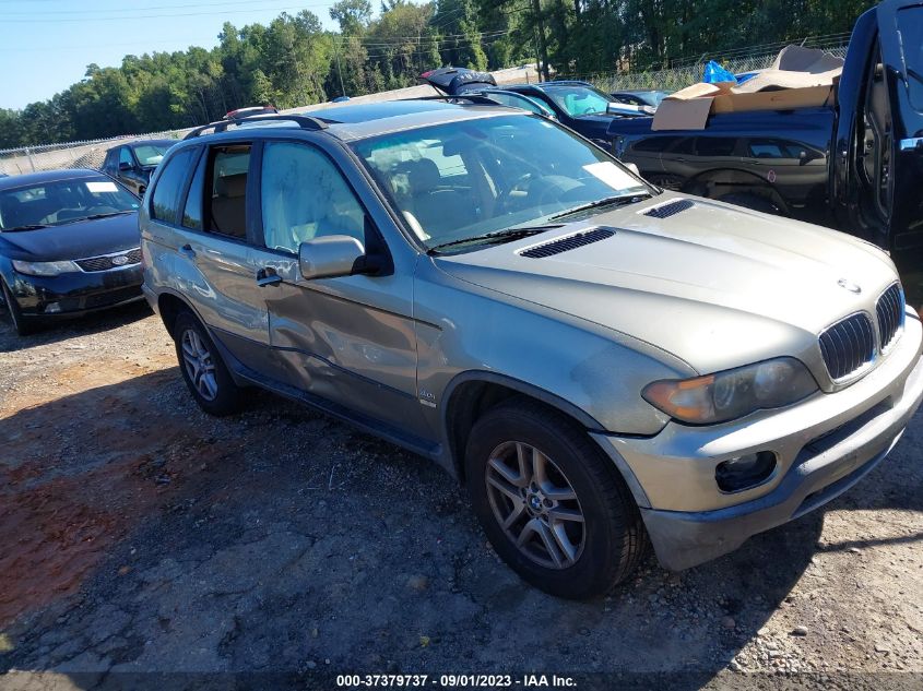 BMW X5 2004 5uxfa13544lu25793