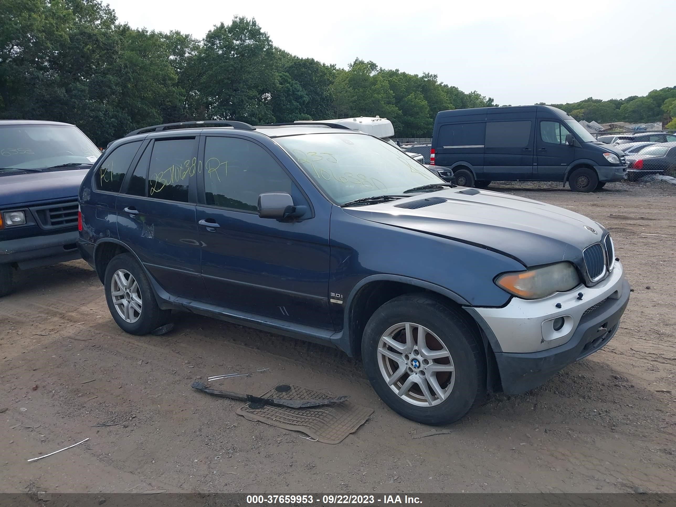 BMW X5 2006 5uxfa13556ly23985