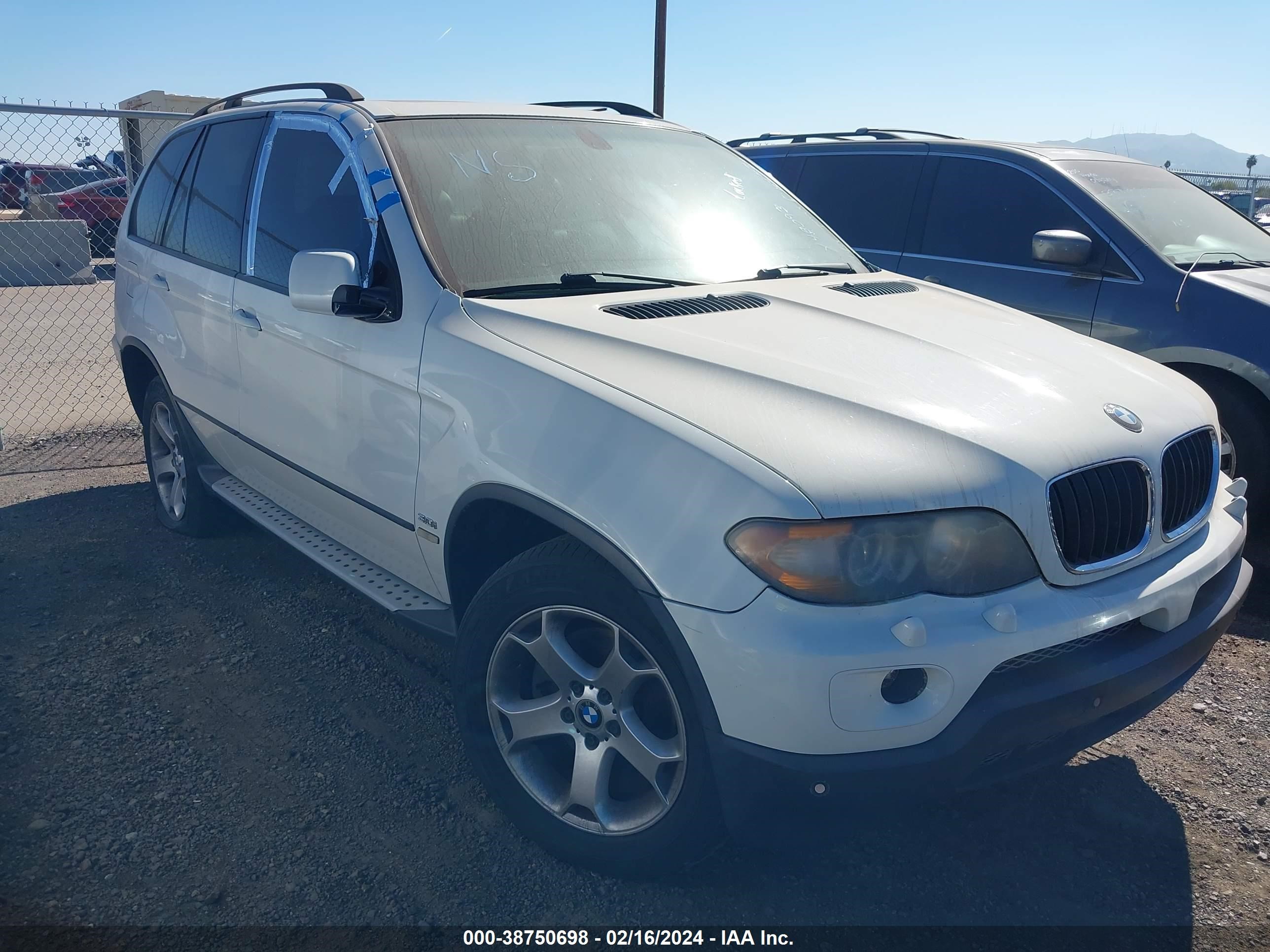 BMW X5 2006 5uxfa13556ly48093