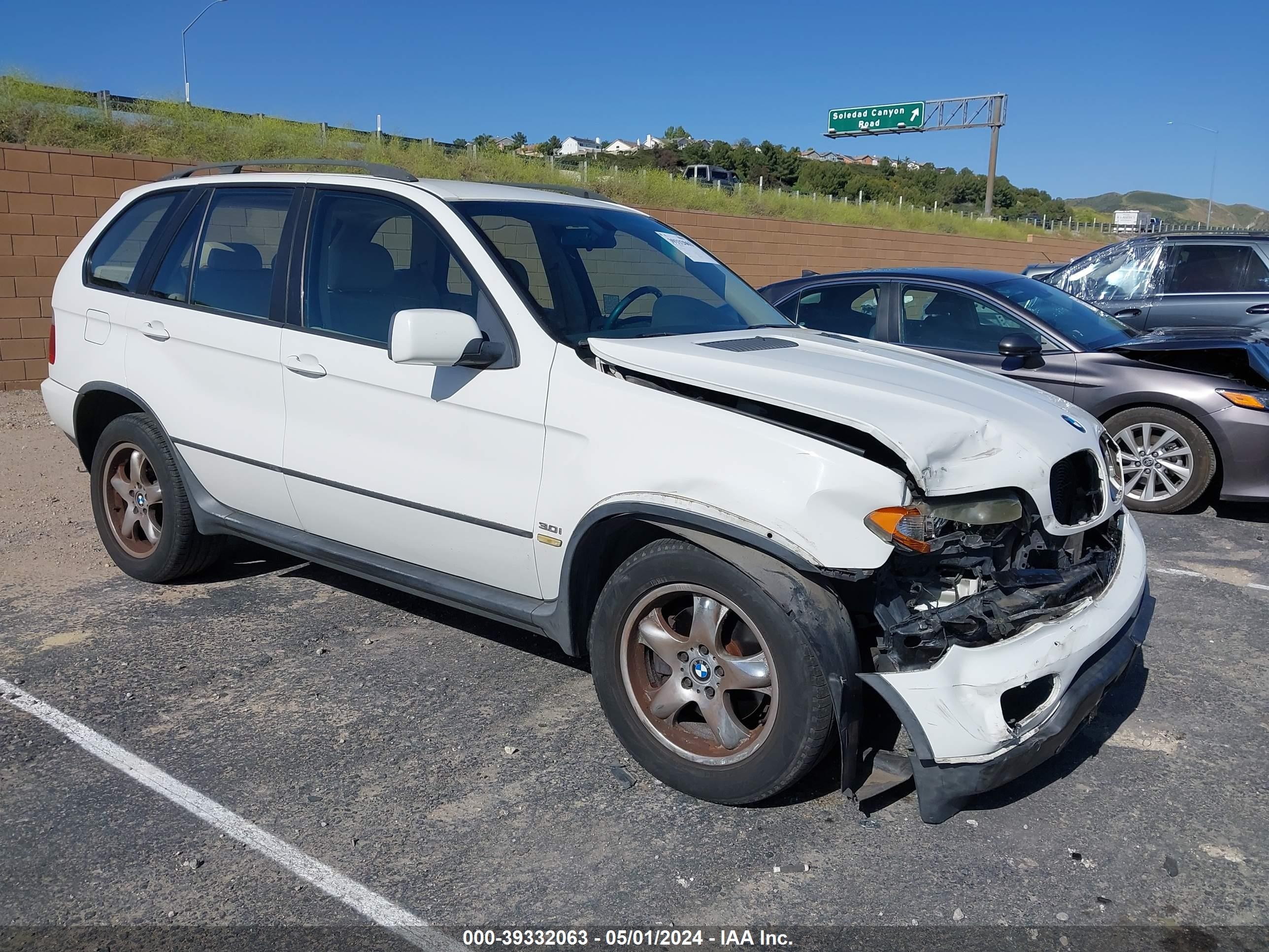 BMW X5 2006 5uxfa13566ly24613