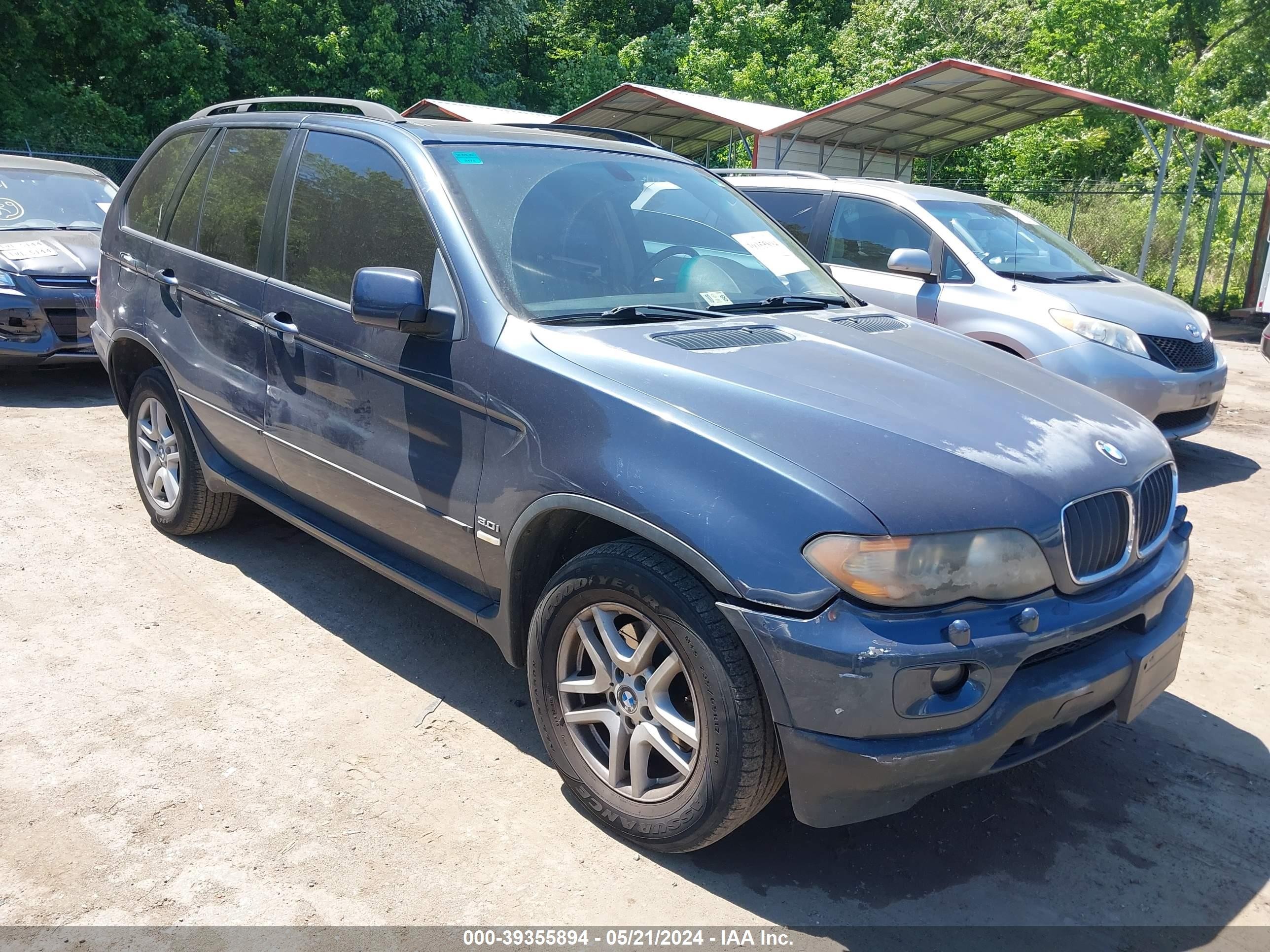 BMW X5 2006 5uxfa13566ly35563