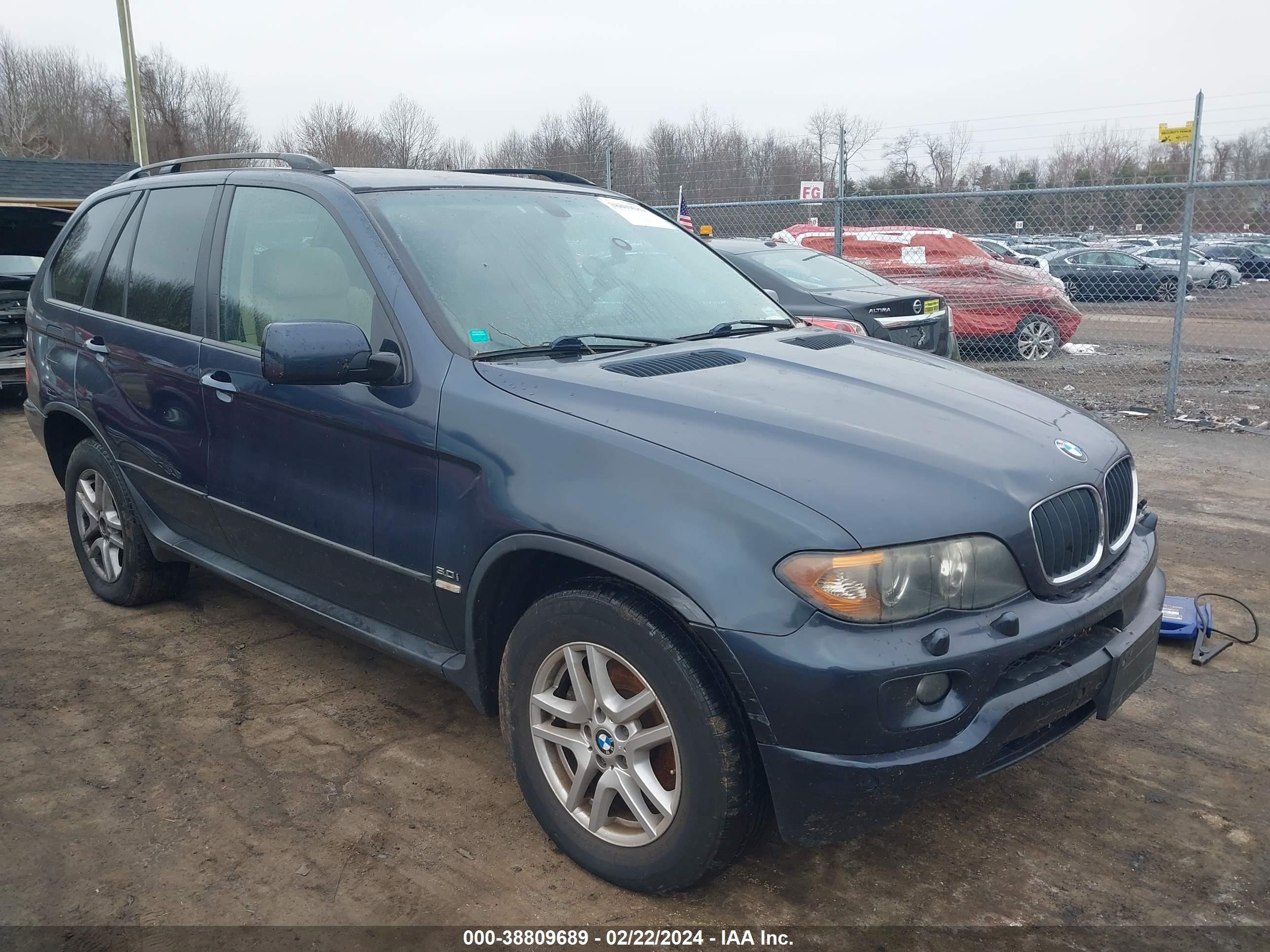 BMW X5 2006 5uxfa13576ly35958