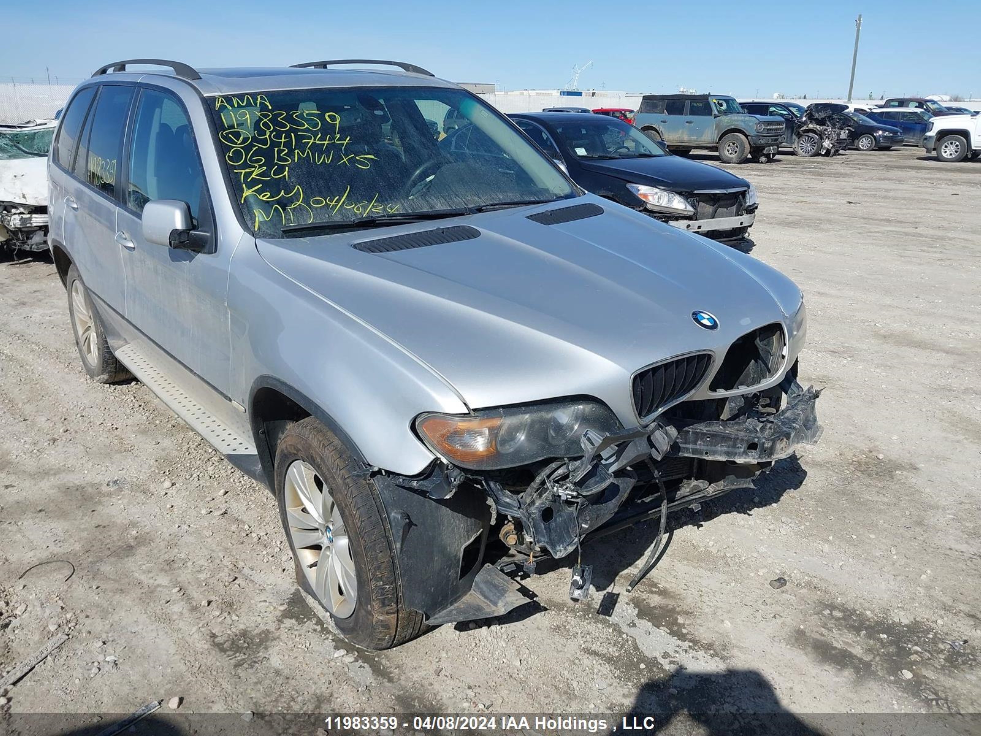 BMW X5 2006 5uxfa13576ly41744