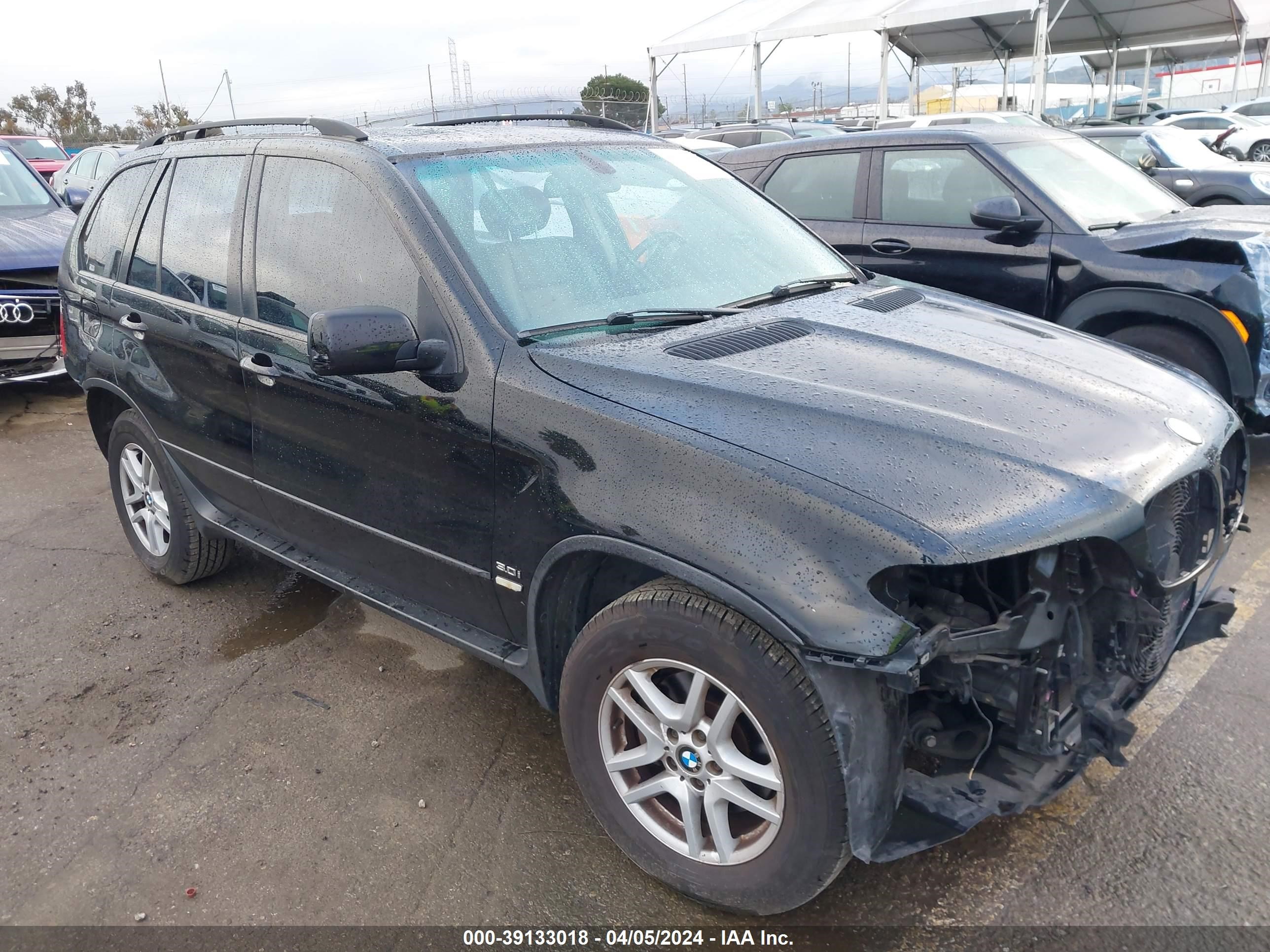 BMW X5 2006 5uxfa13586ly46516