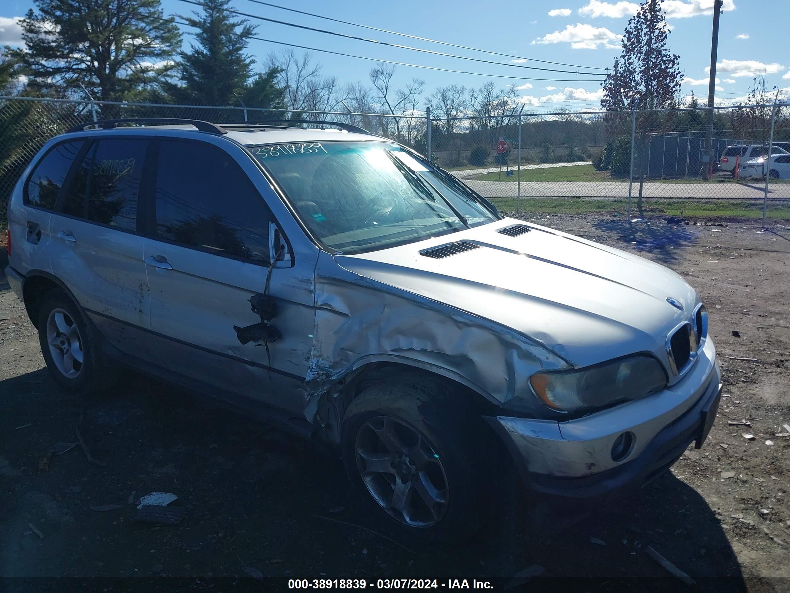 BMW X5 2003 5uxfa53543lv95531