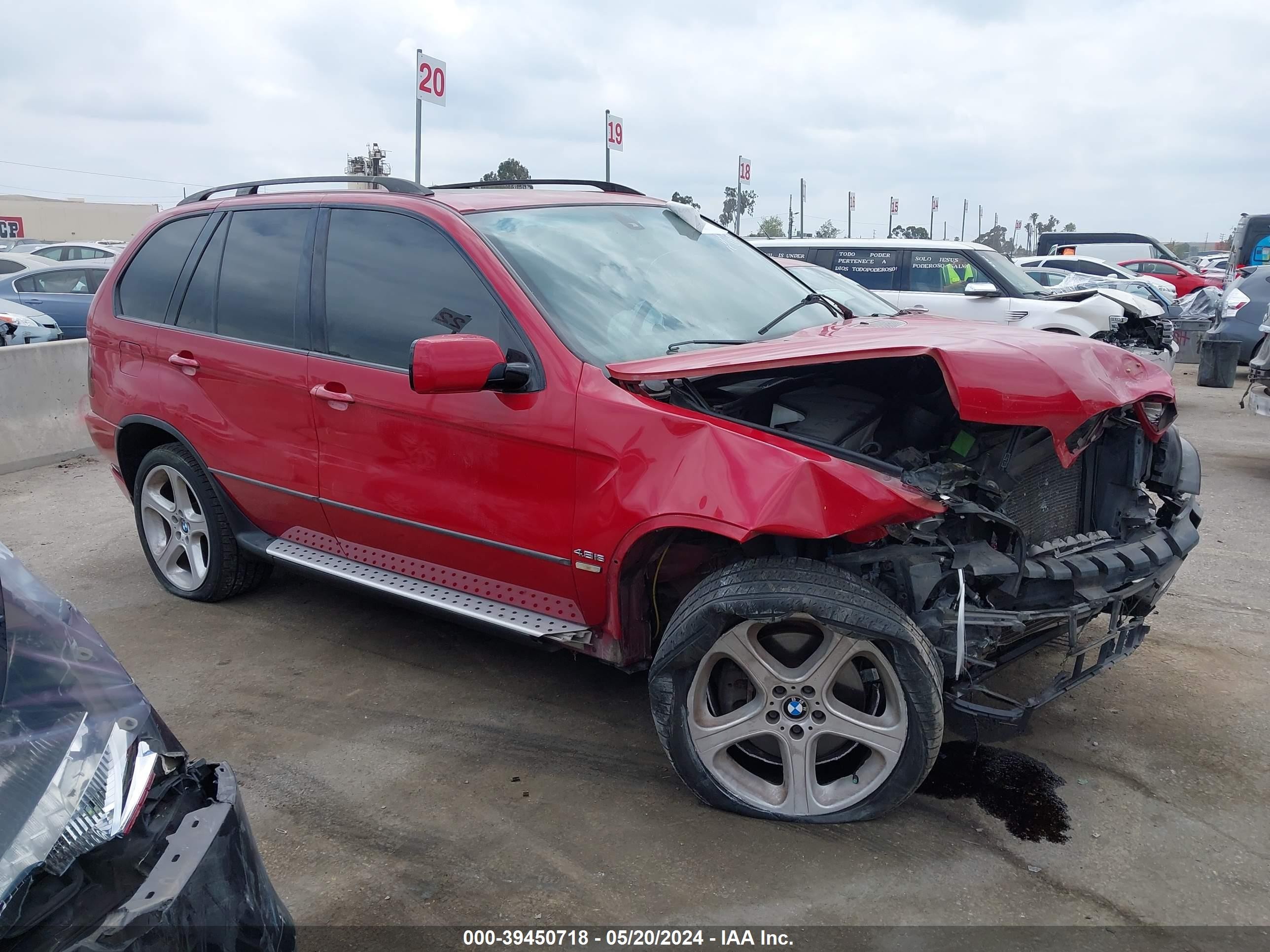 BMW X5 2005 5uxfa93555le82524