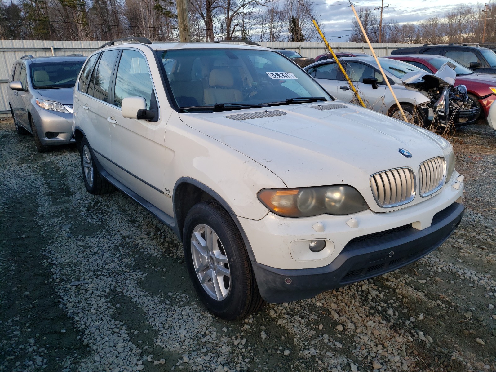 BMW X5 4.4I 2005 5uxfb53535lv20447