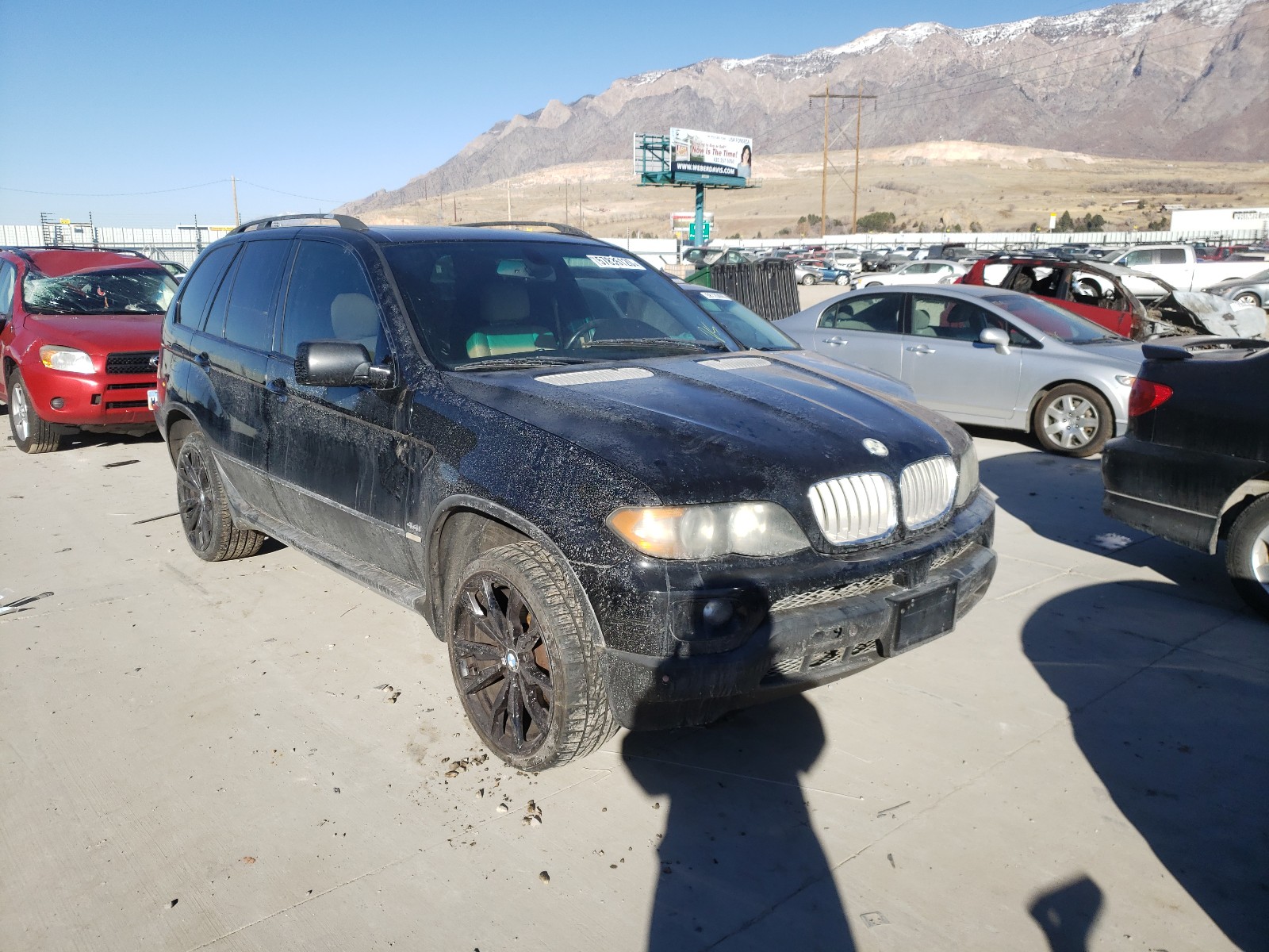 BMW X5 4.4I 2006 5uxfb53596lv21264