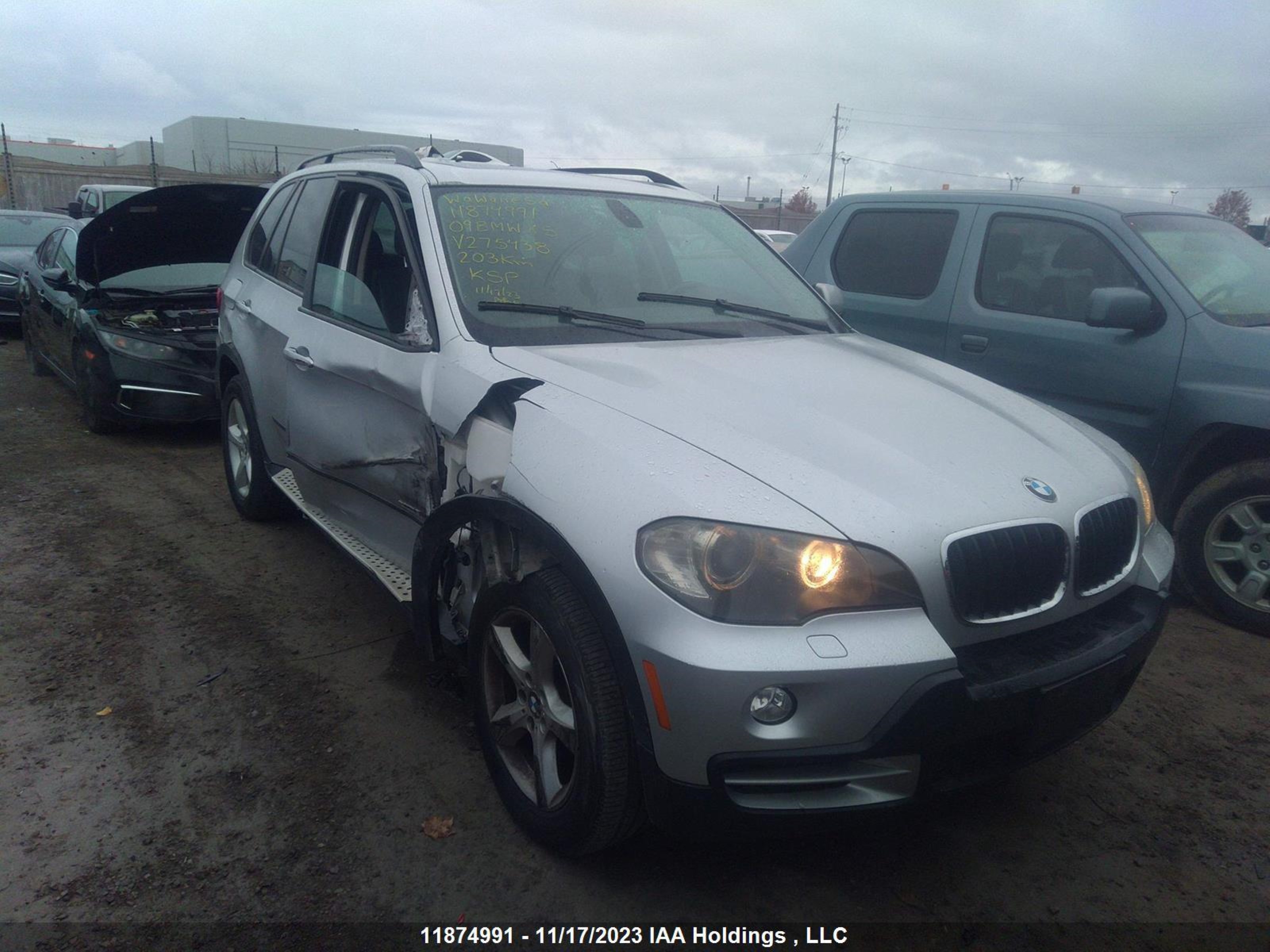 BMW X5 2009 5uxfe43549l275438