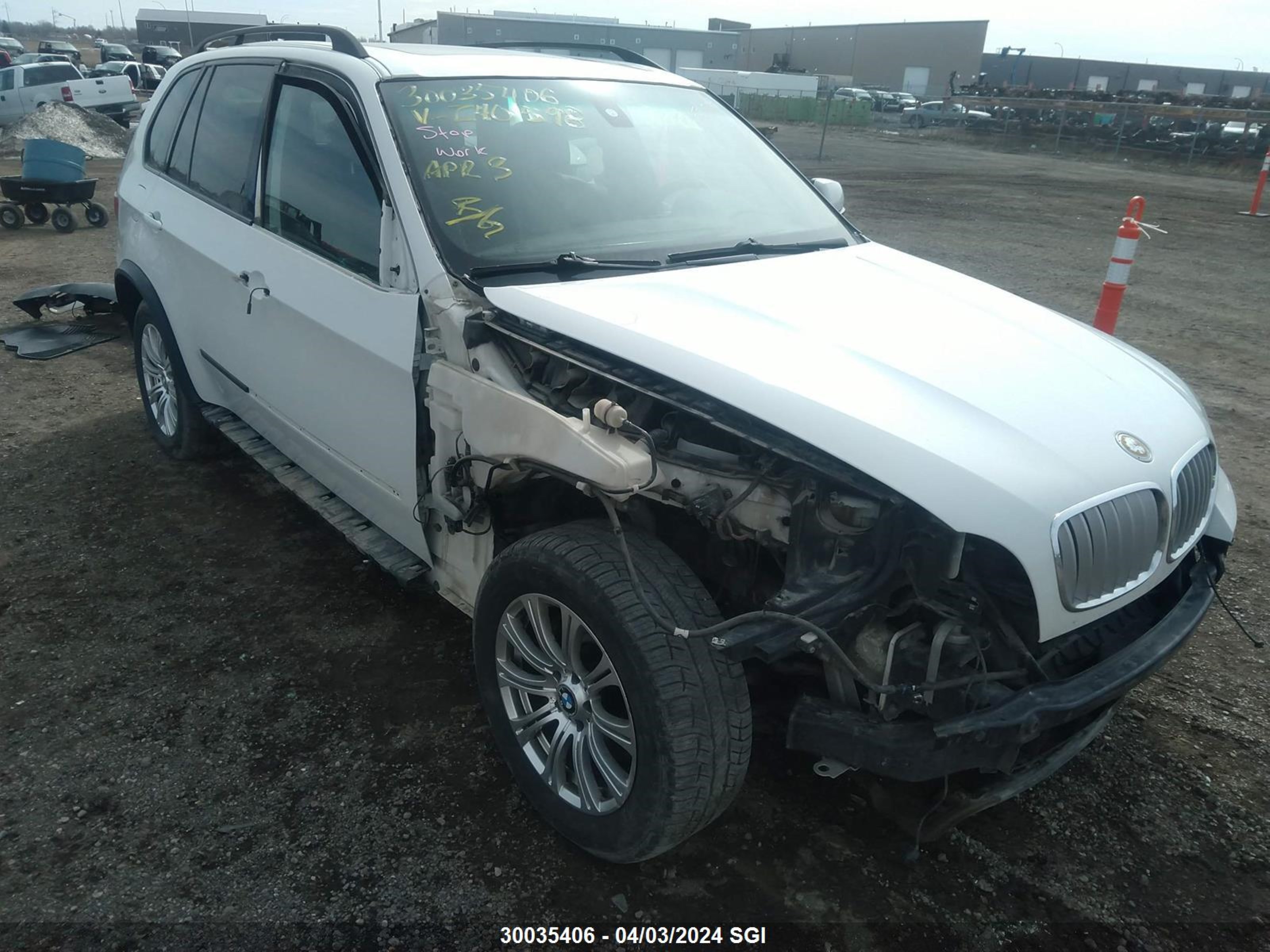 BMW X5 2007 5uxfe83547lz40598