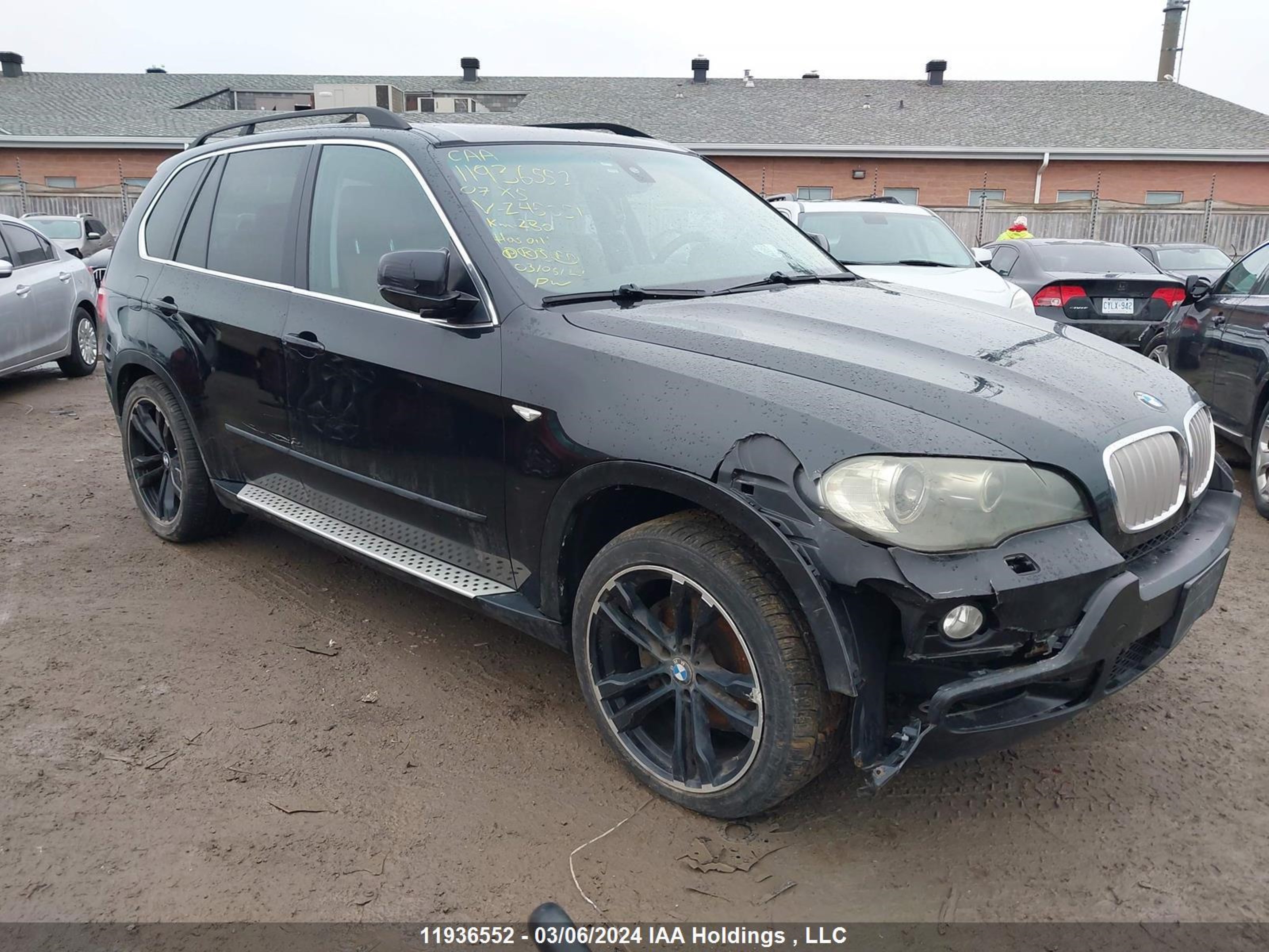 BMW X5 2007 5uxfe83557lz45051