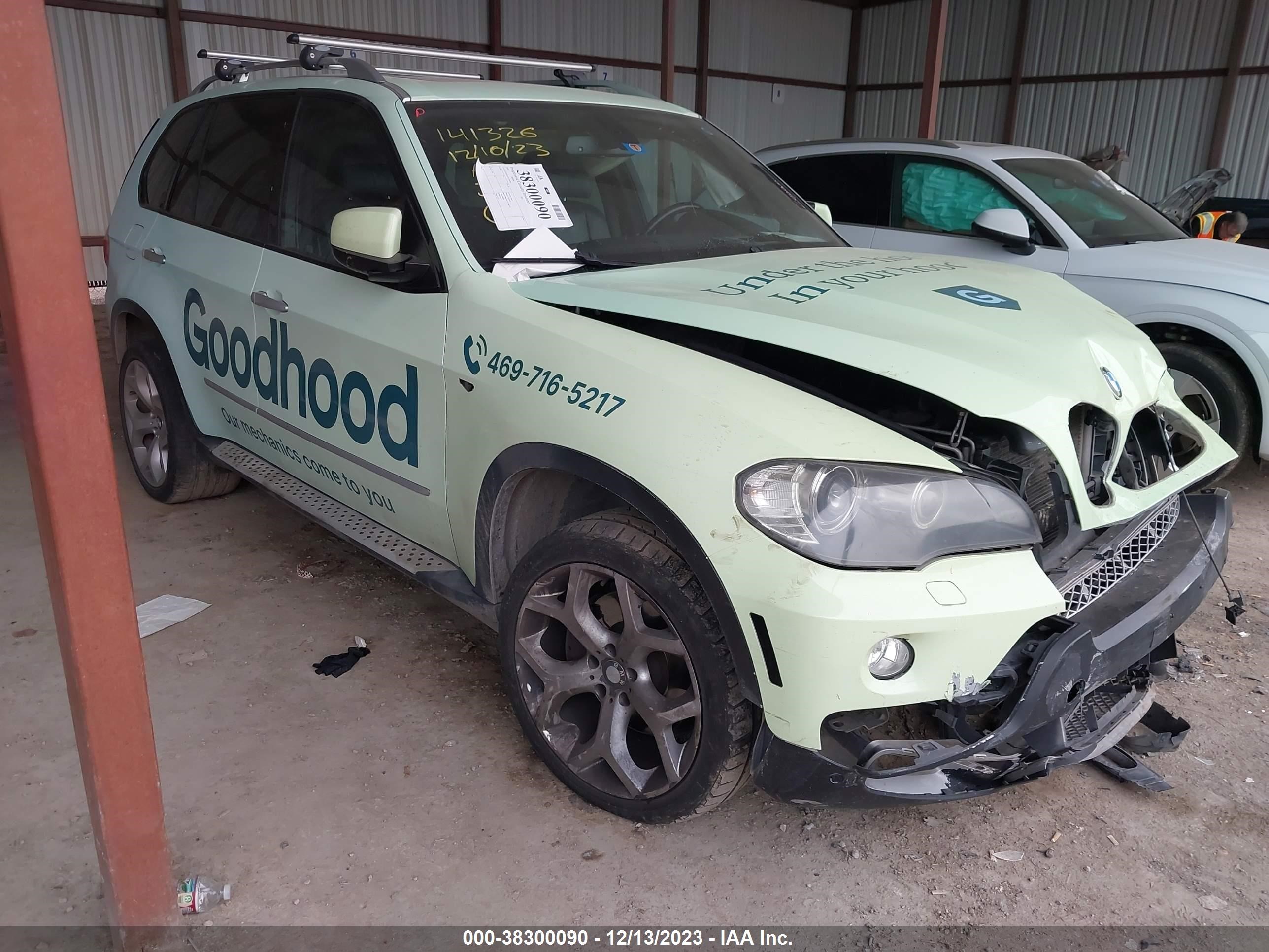 BMW X5 2007 5uxfe83567lz46046