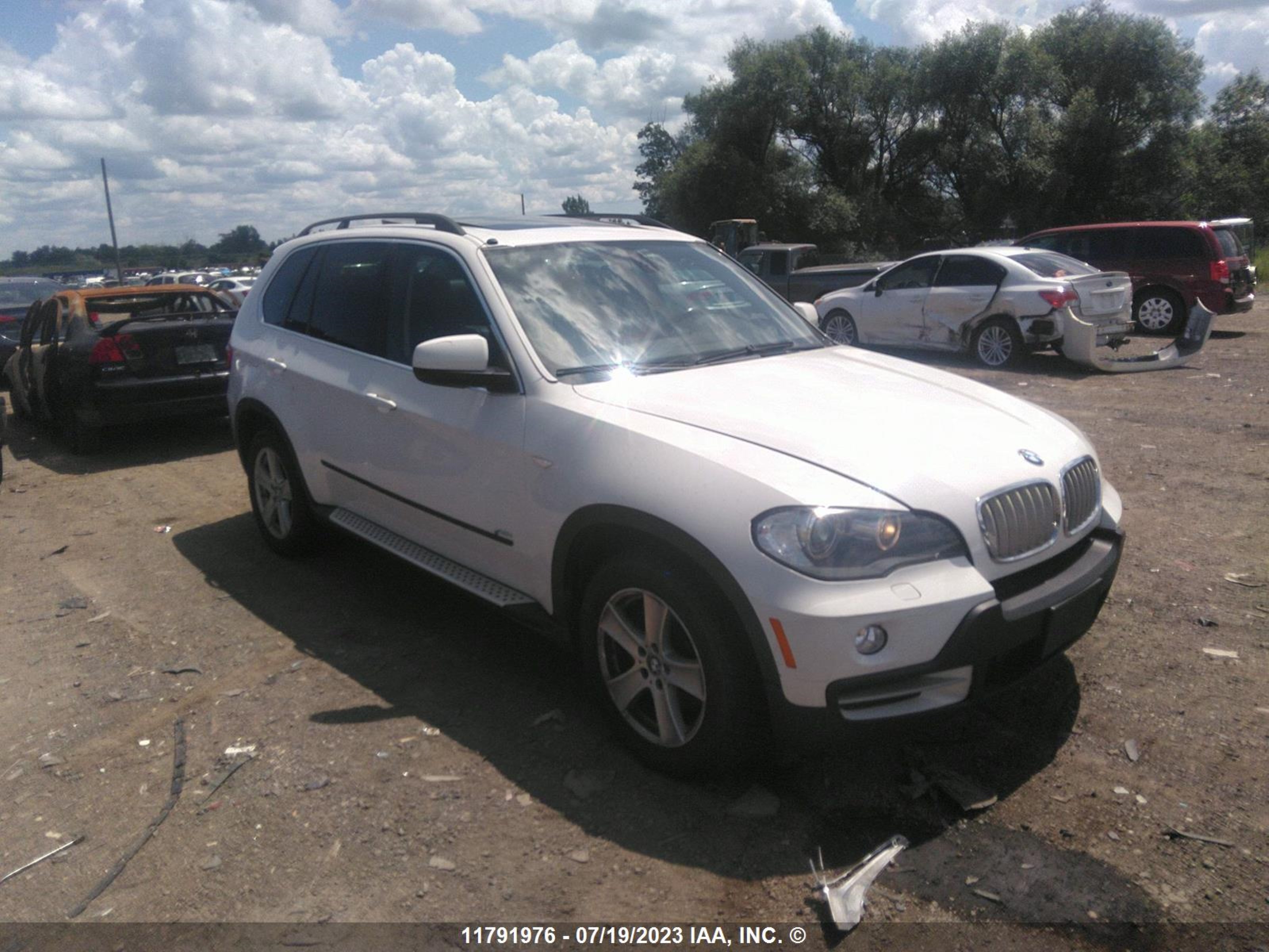 BMW X5 2008 5uxfe83598lz98854