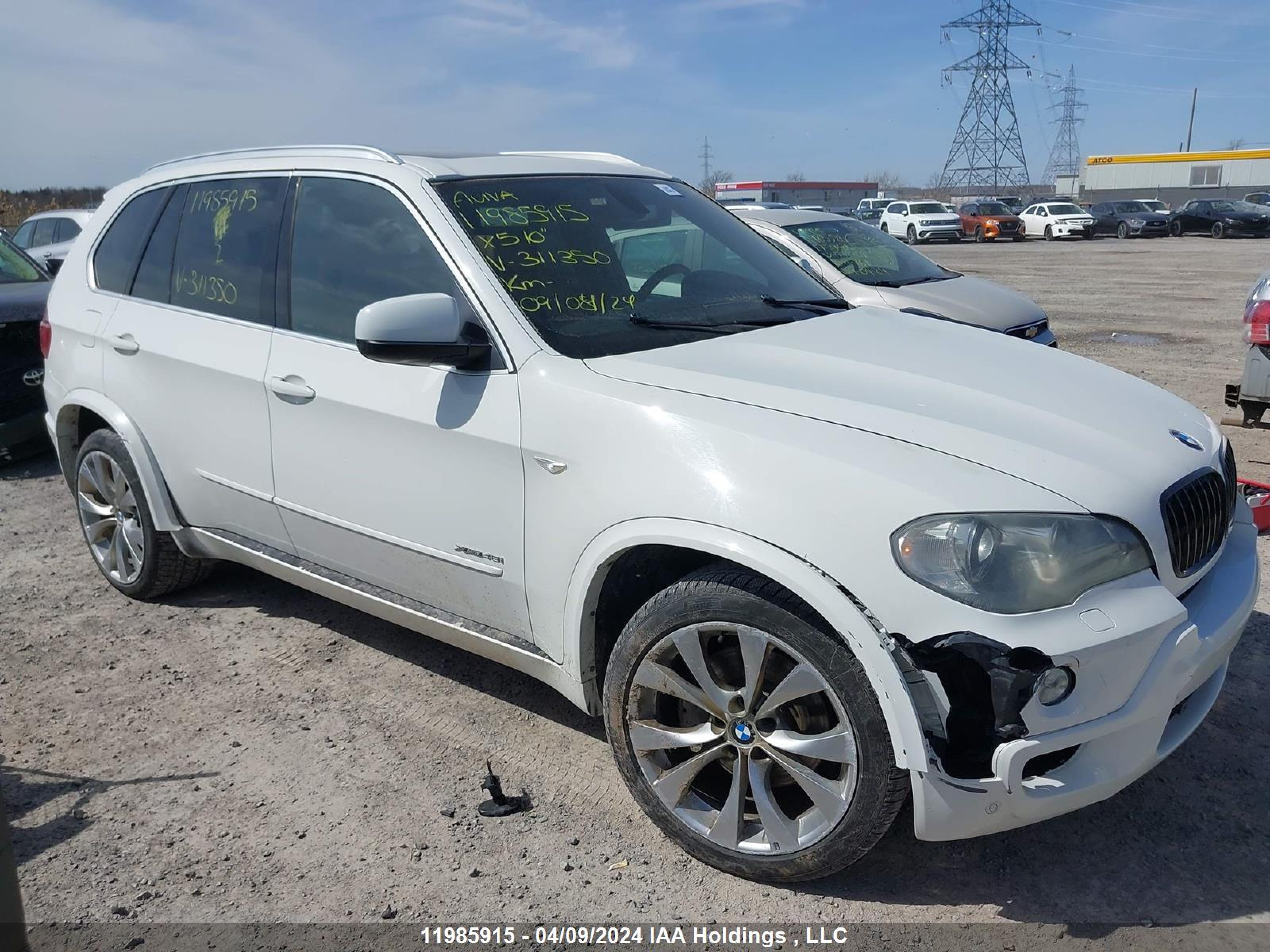 BMW X5 2010 5uxfe8c52al311350