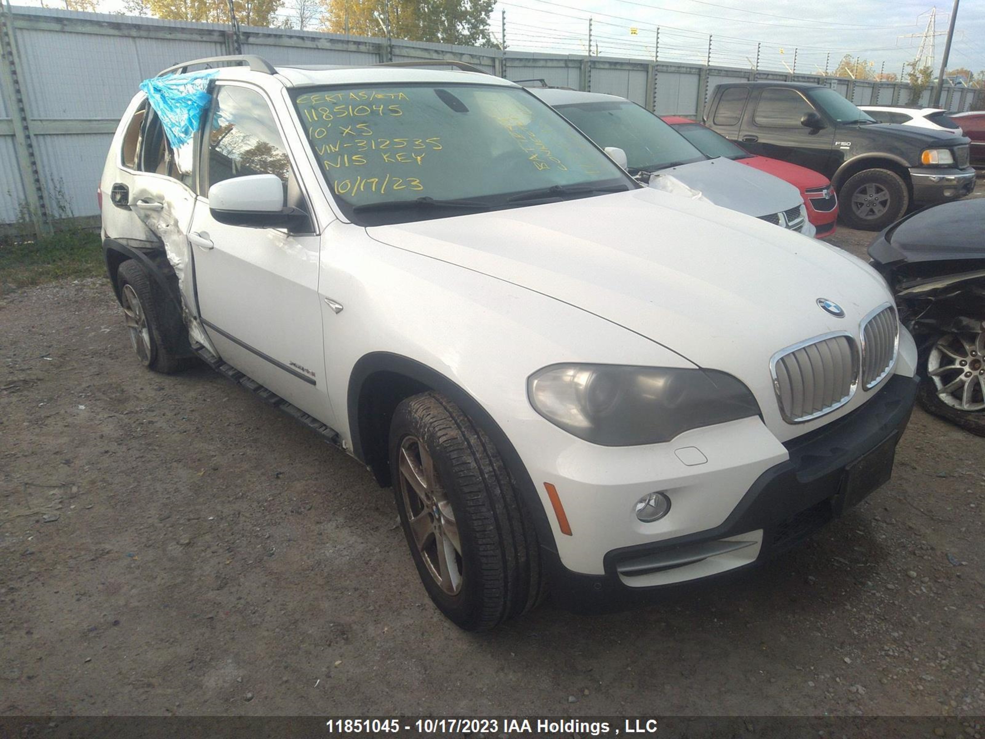 BMW X5 2010 5uxfe8c58al312535