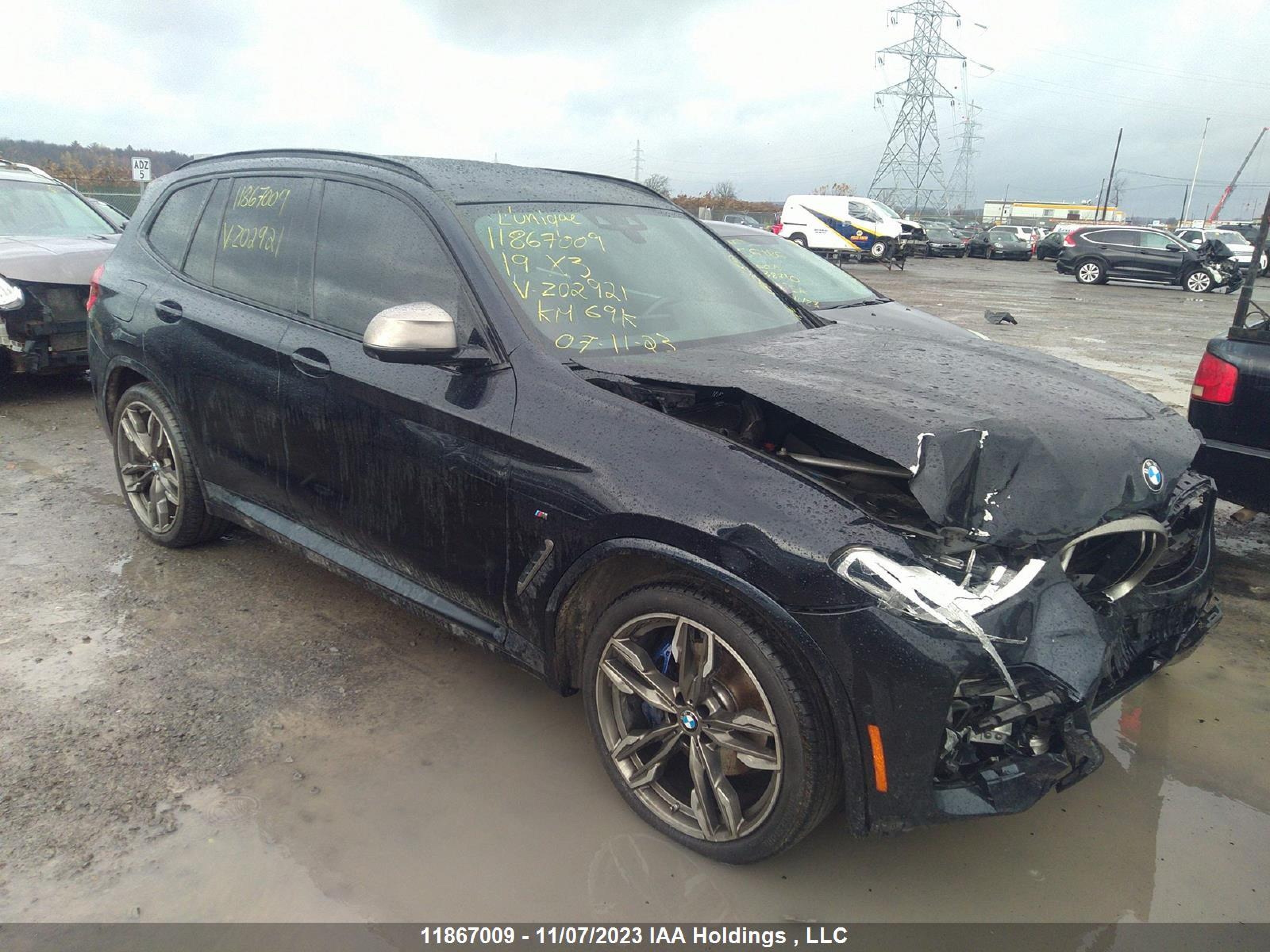 BMW X3 2019 5uxts3c53k0z02921