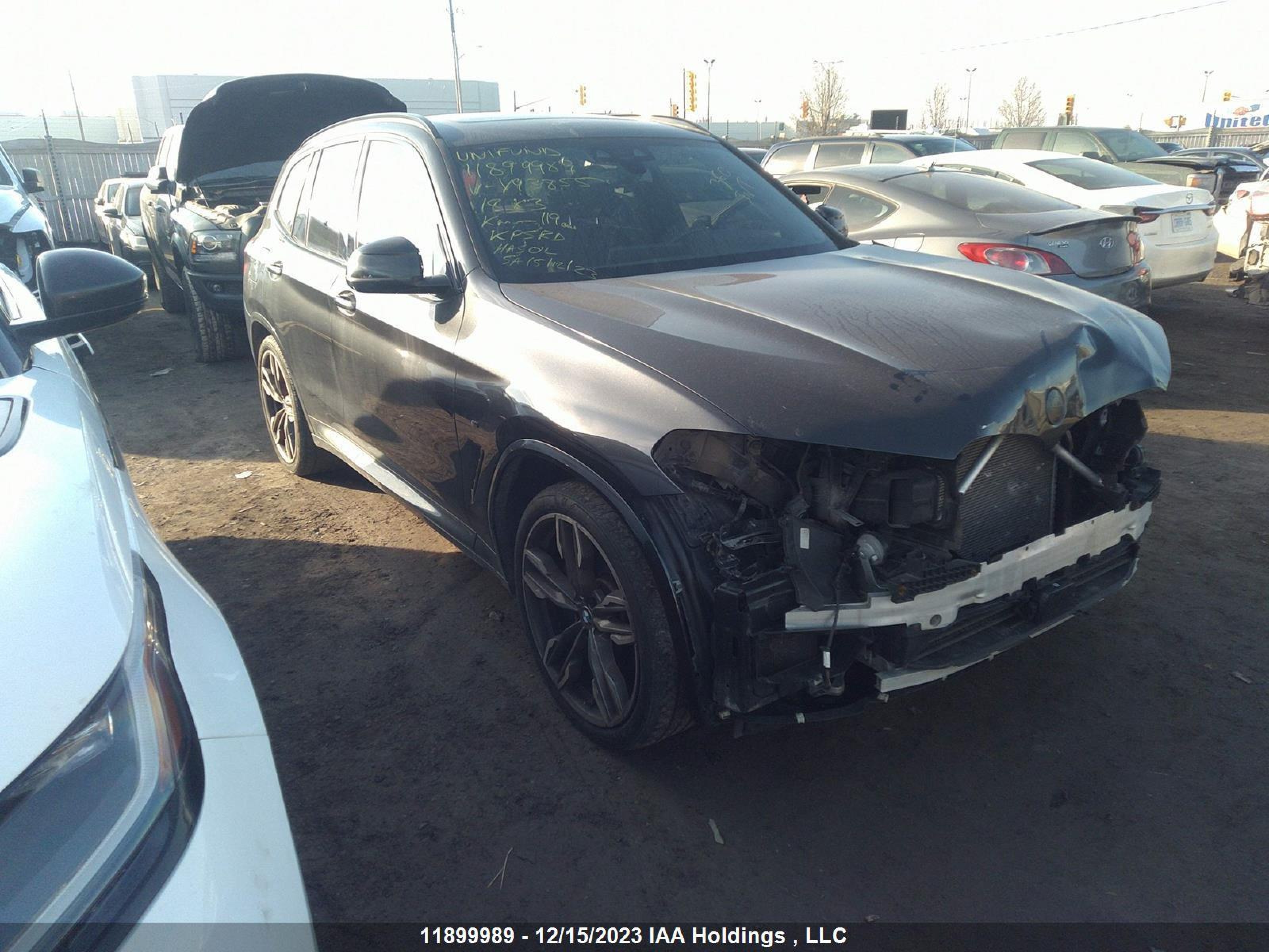 BMW X3 2018 5uxts3c54j0y93855