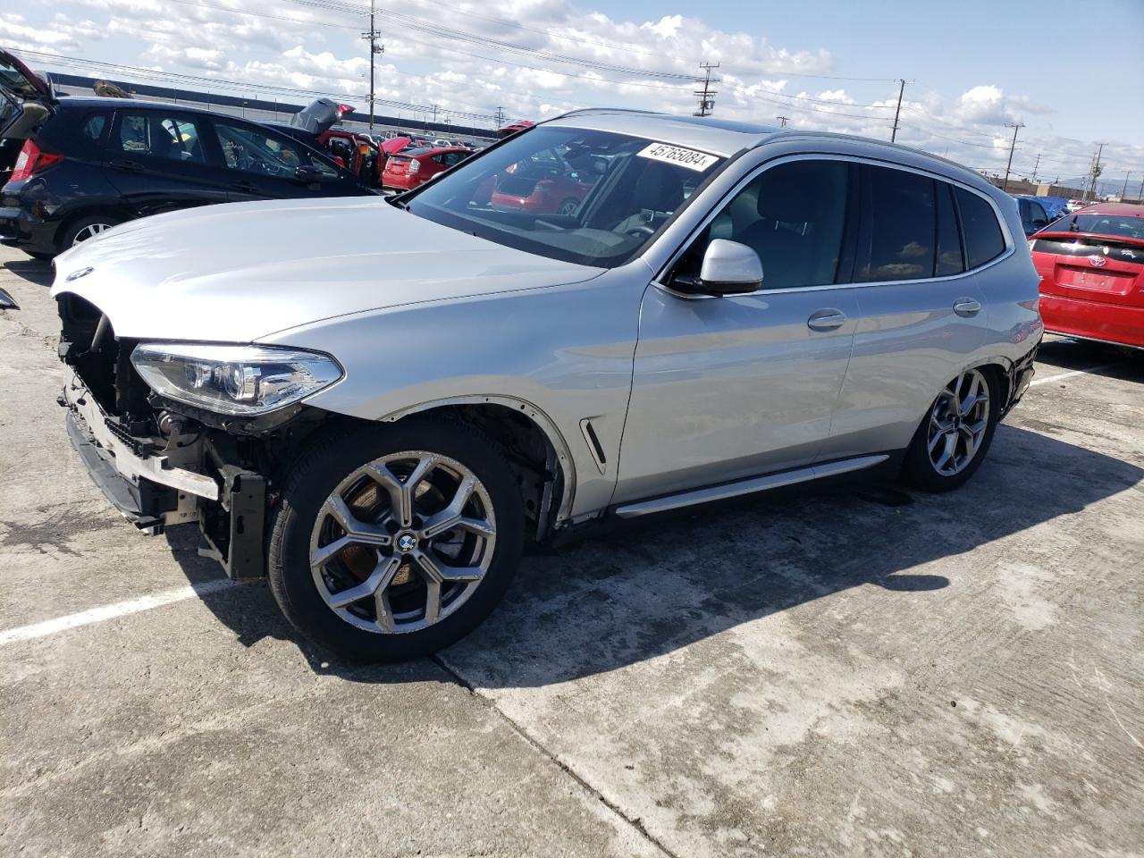 BMW X3 2021 5uxty3c03m9e60484