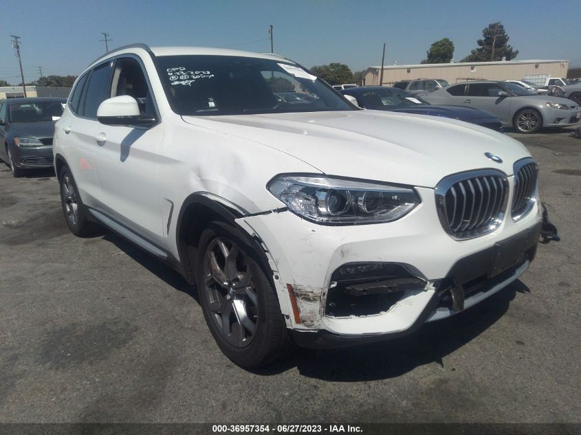 BMW X3 2021 5uxty3c07m9e78292