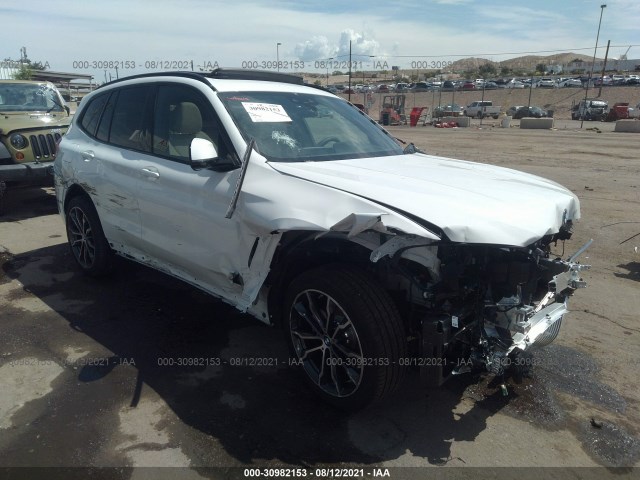 BMW X3 2021 5uxty3c07m9g28496